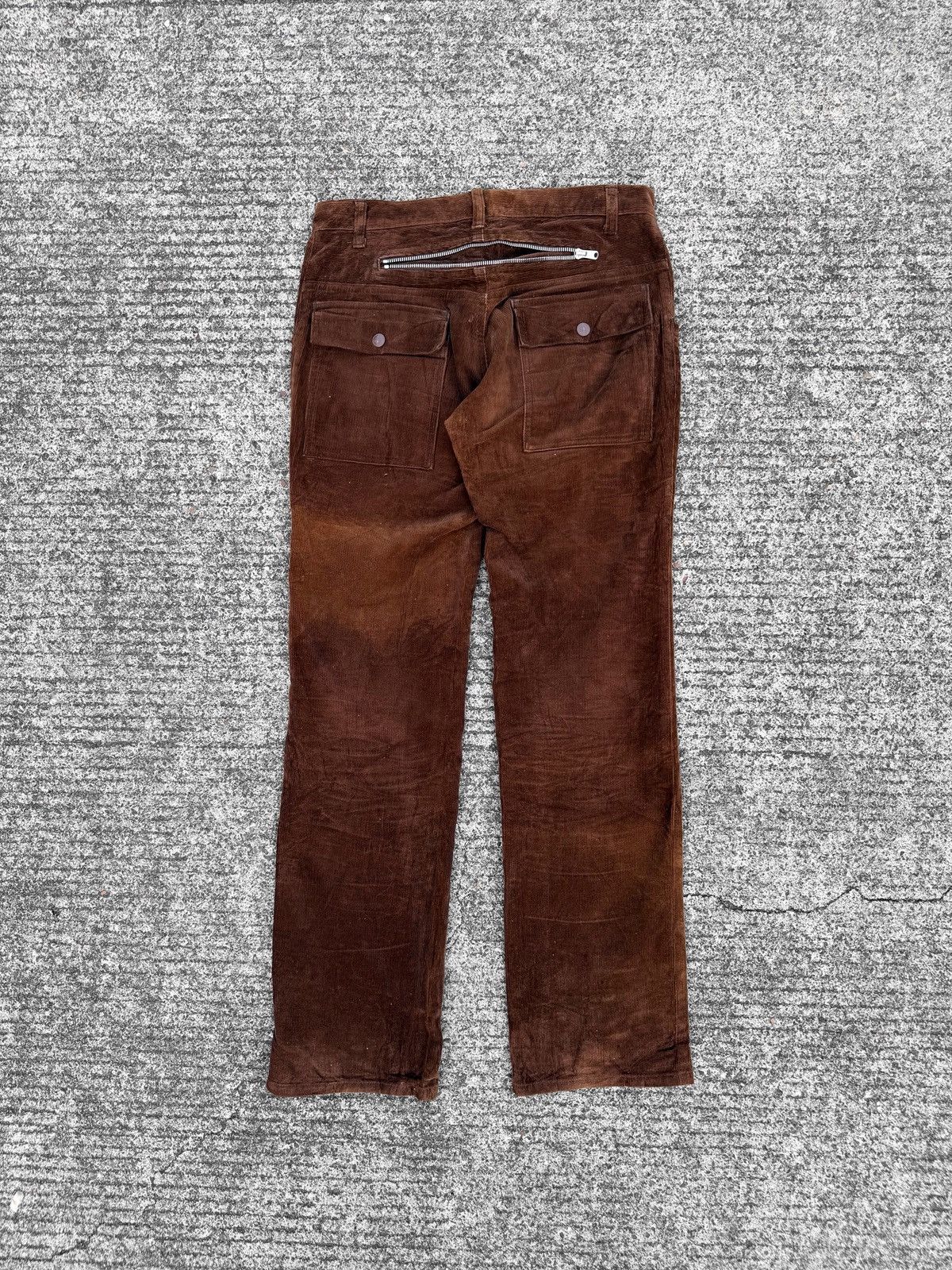 Number (N)ine Number (N)ine AW02 Nowhere man Multi-pocket Corduroy Pants Size US 30 / EU 46 - 2 Thumbnail
