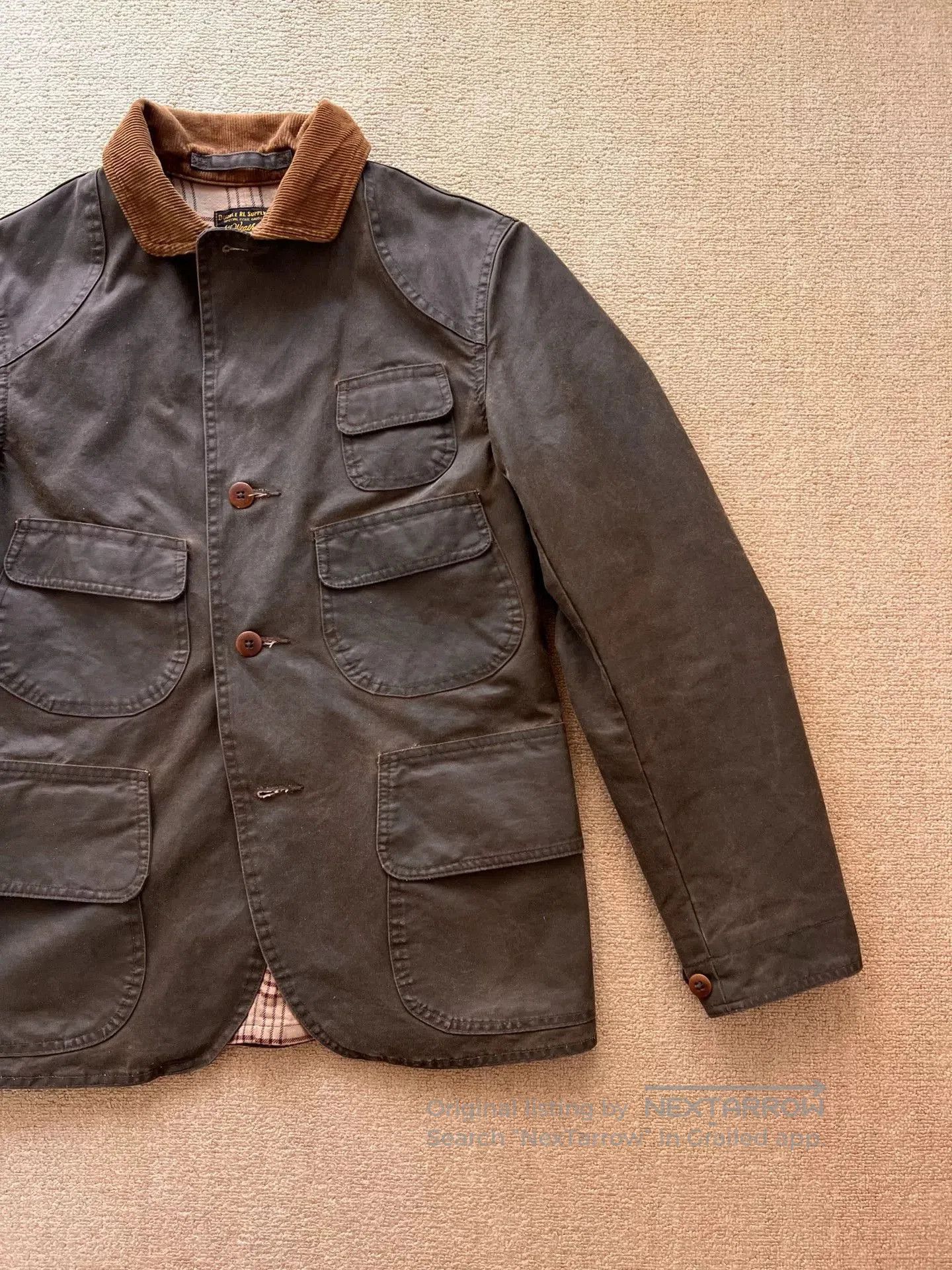 RRL Ralph Lauren RRL Double RL Waxed Cotton Jacket. Size US S / EU 44-46 / 1 - 2 Thumbnail