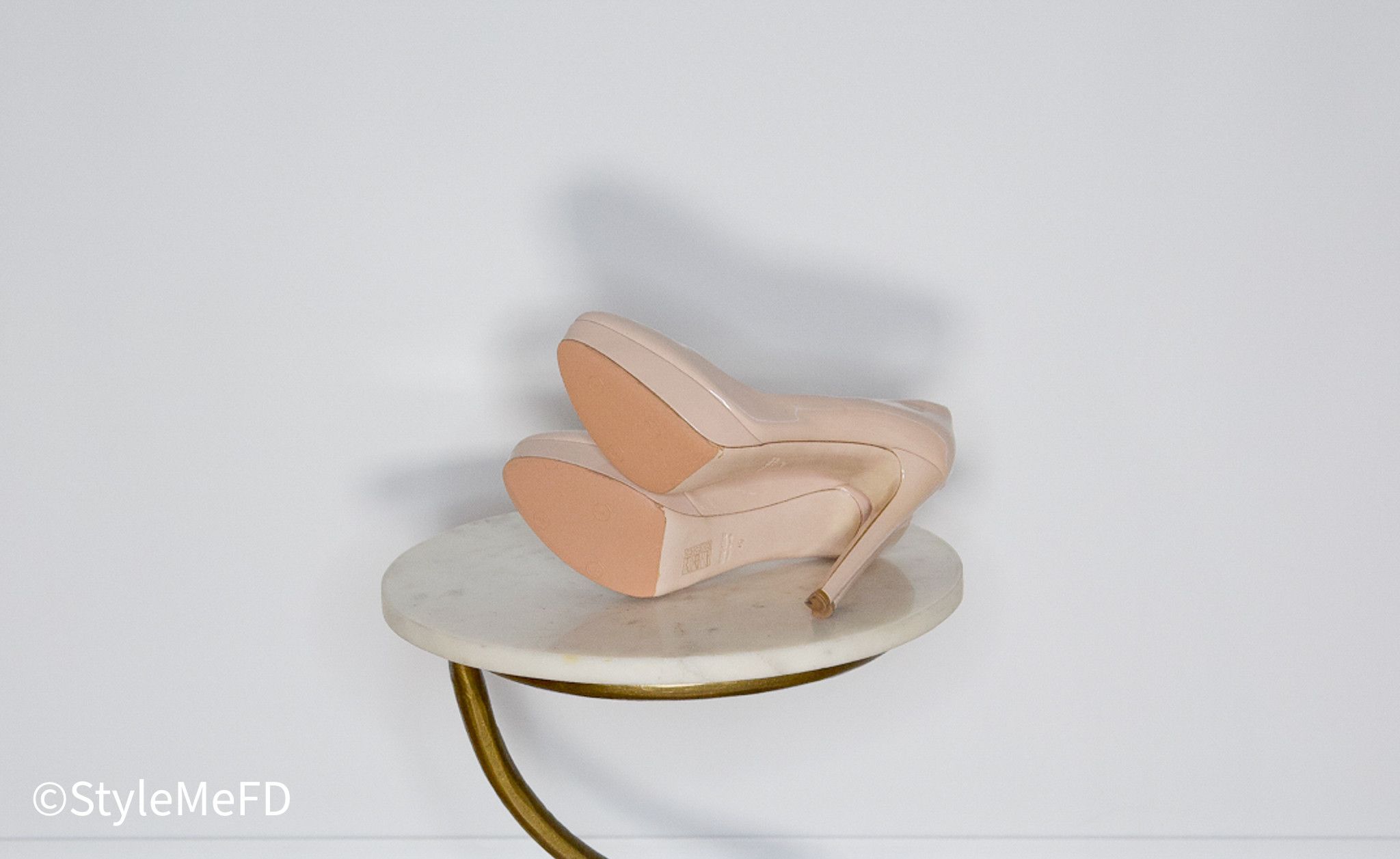Miu Miu Miu Miu Nude Round-Toe Early 2000s Platform Heels Size US 10 / IT 40 - 4 Thumbnail
