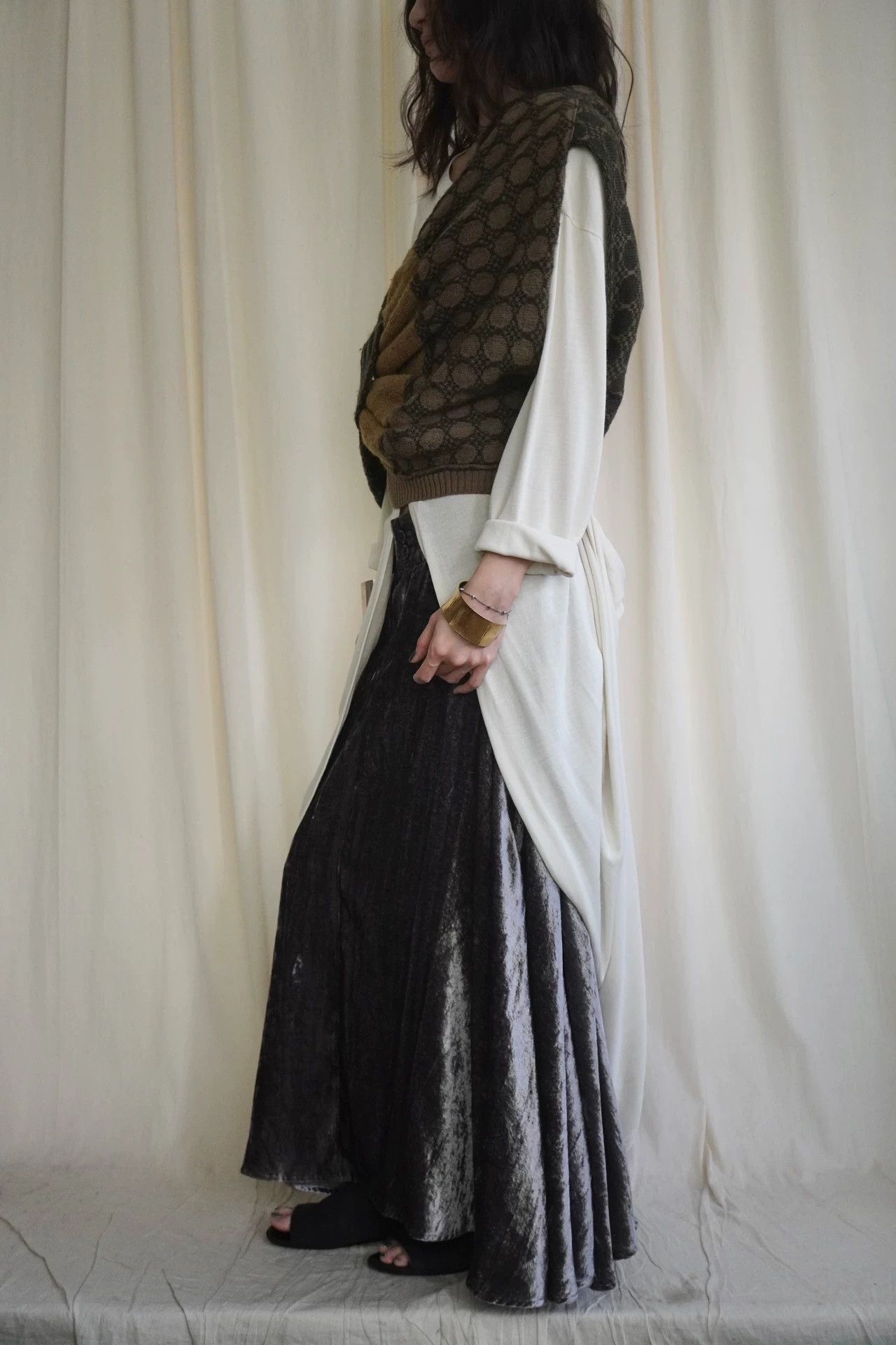 Dries Van Noten Dries Van Noten 1990s Rare Irregular Wool Shawl Top Size ONE SIZE - 5 Thumbnail