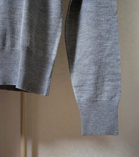 Tom Ford o1sm1stk0824 Knit Silk Henleyneck Sweater in Gray Size US M / EU 48-50 / 2 - 3 Thumbnail