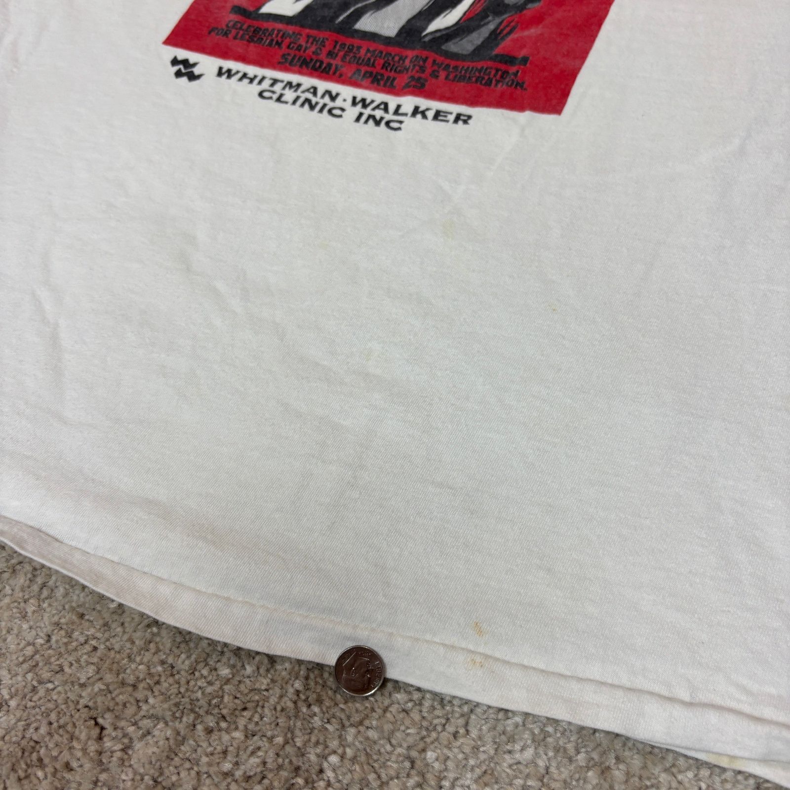 Vintage Vintage Rare 1993 Gay Pride Movement T Shirt LGBTQ Queer XL Size US XL / EU 56 / 4 - 12 Thumbnail