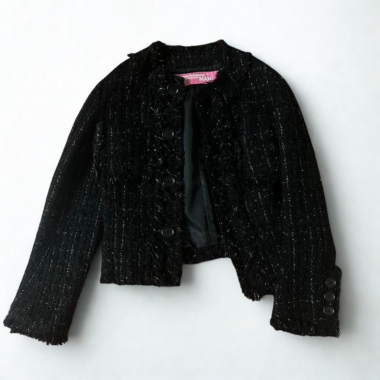 Junya Watanabe Junya Watanabe Comme des Garçons AD2003 Tweed Jacket (Small) Size US S / EU 44-46 / 1 - 1 Thumbnail