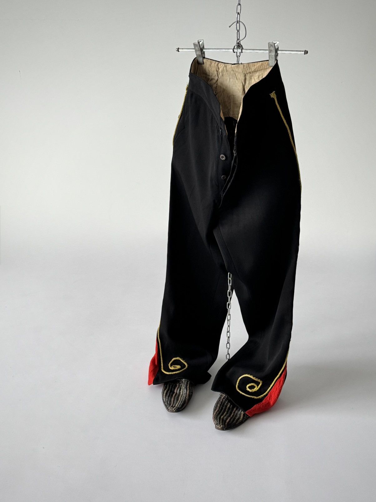 Vintage Antique Early 20th Century European Theater 'Hussar' Pants Size US 29 - 3 Thumbnail