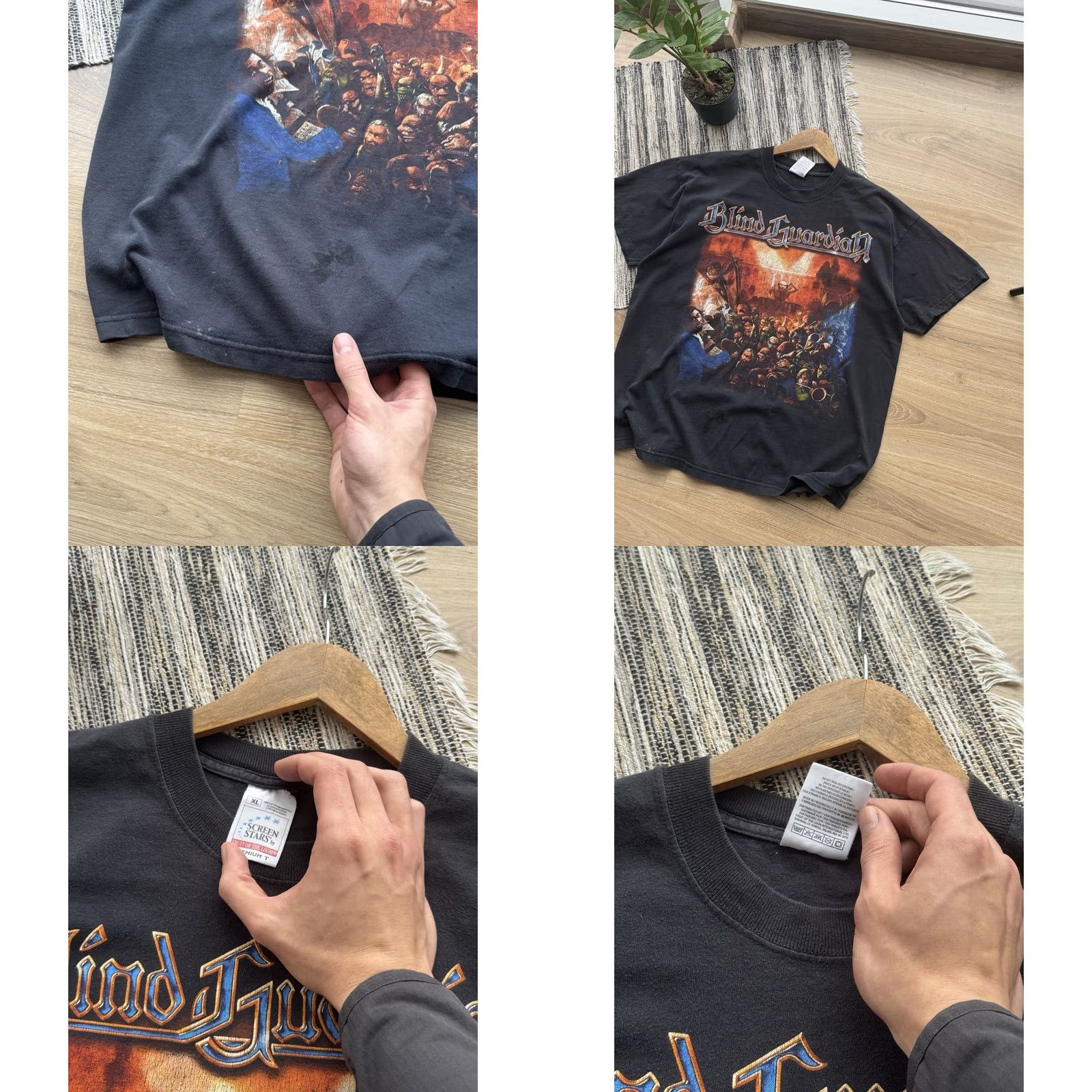 Vintage VINTAGE Blind Guardian Opera Tour 90s Band T-Shirt XL Men Size US XL / EU 56 / 4 - 8 Thumbnail