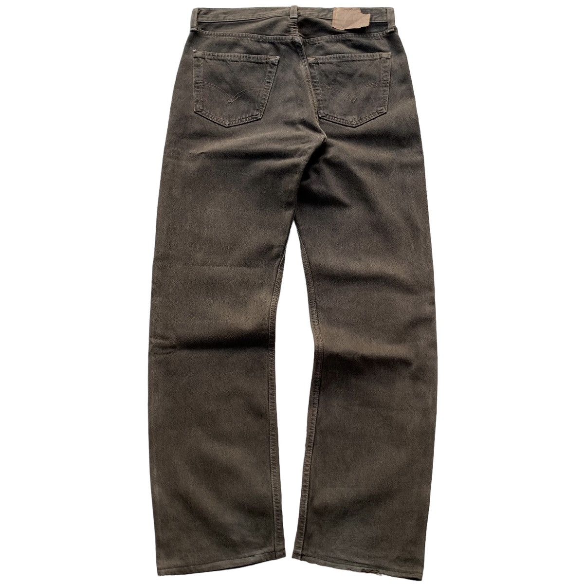 image of Levis x Made In USA 1990S Levi's 501 Mud Brown Travis Scott Jeans, Men's (Size 32)