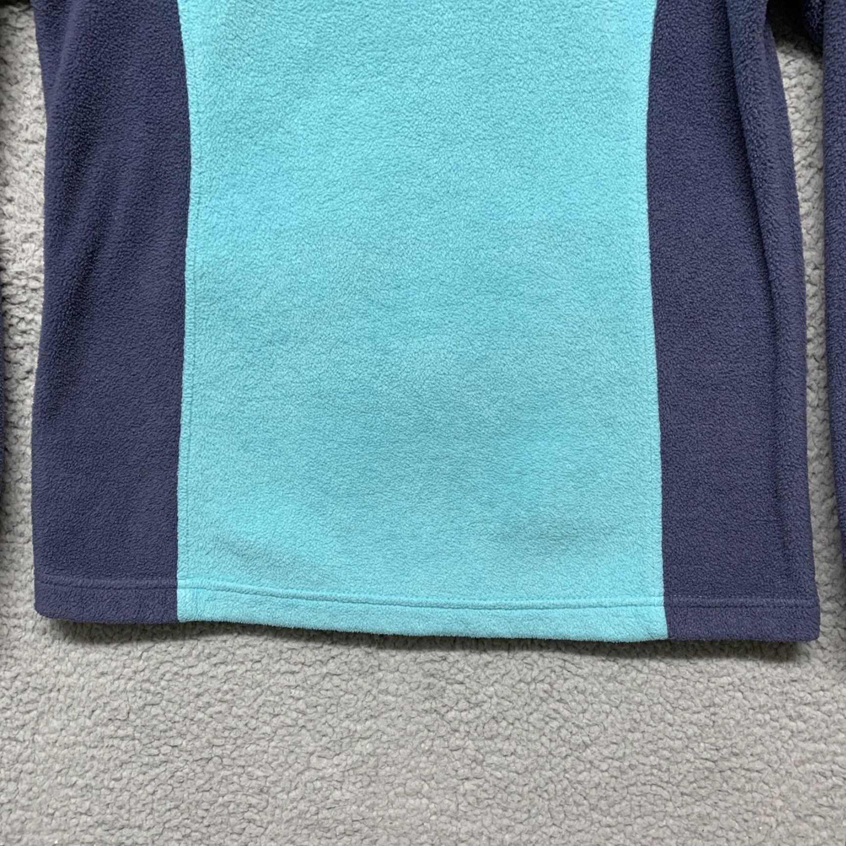 Vintage Columbia Jacket Women’s Large Full Zip Fleece Blue Teal 2 Zip Pockets Classic Outdoor Regular Fit Size L / US 10 / IT 46 - 6 Thumbnail