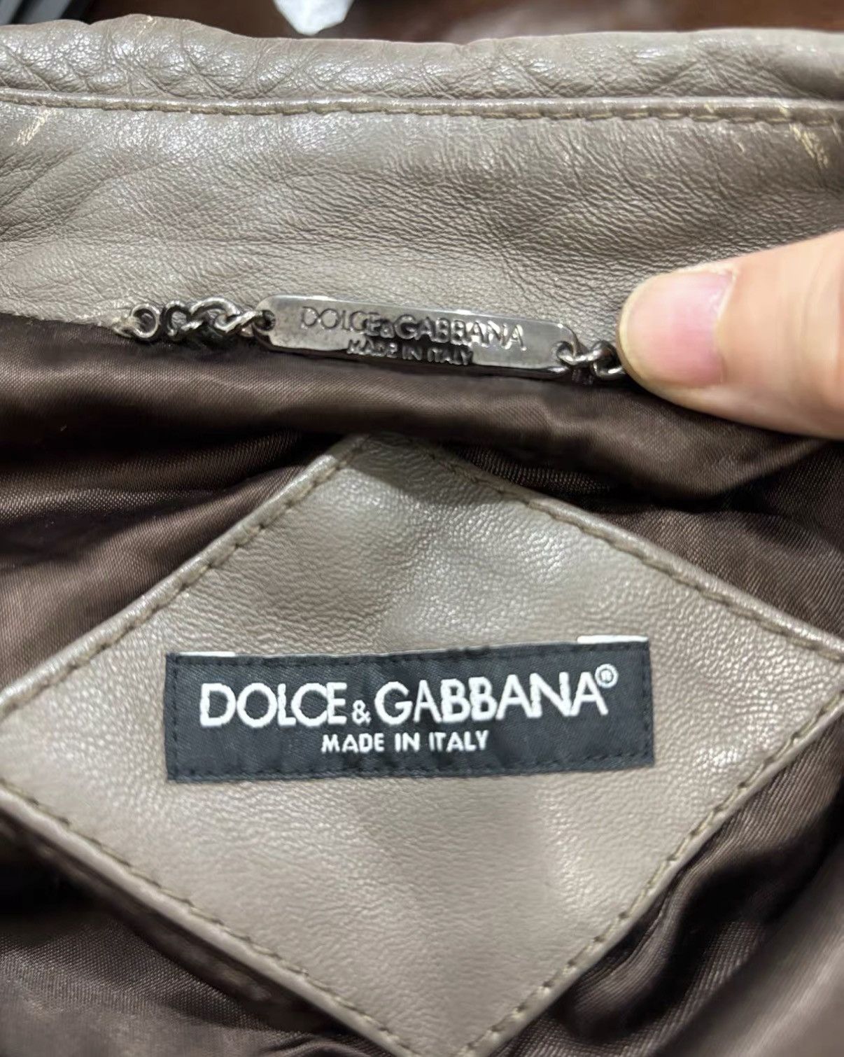 Dolce & Gabbana Dolce & Gabbana Mainline Leather Jacket J2 Size US M / EU 48-50 / 2 - 4 Thumbnail
