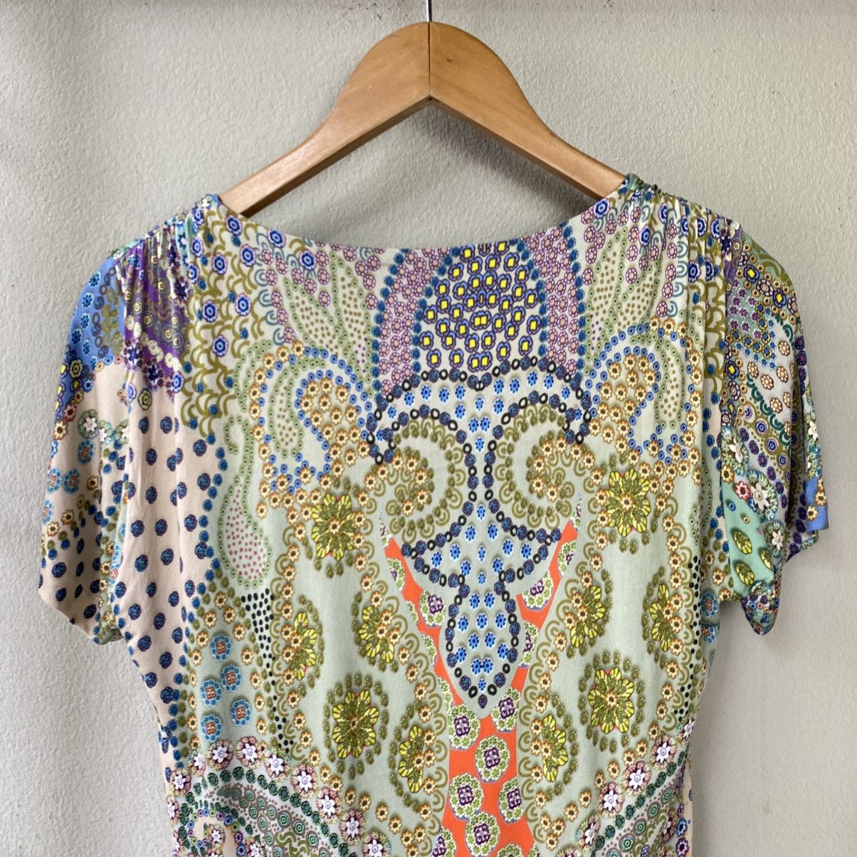 Etro ETRO Milano Multicolor Paisley Print Scoop Neck Top Size M / US 6-8 / IT 42-44 - 10 Thumbnail
