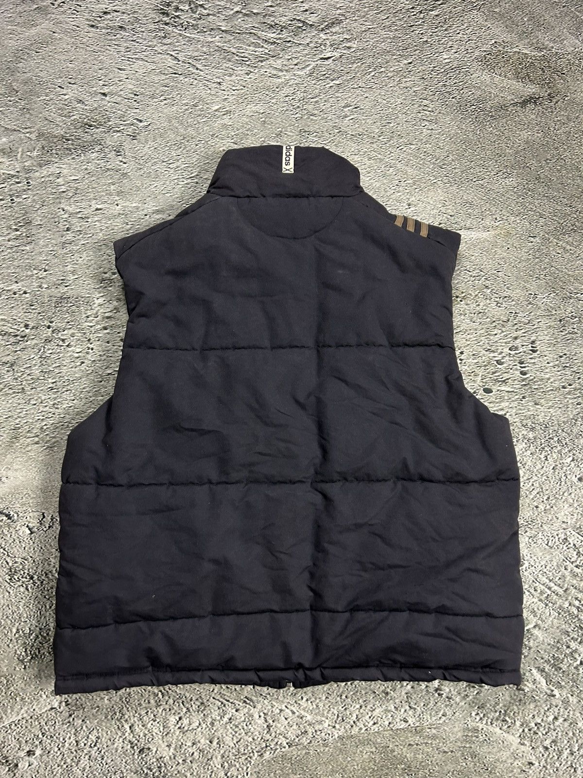 Adidas × Vintage Adidas vest grey vintage drill Y2K padded Size US L / EU 52-54 / 3 - 8 Thumbnail