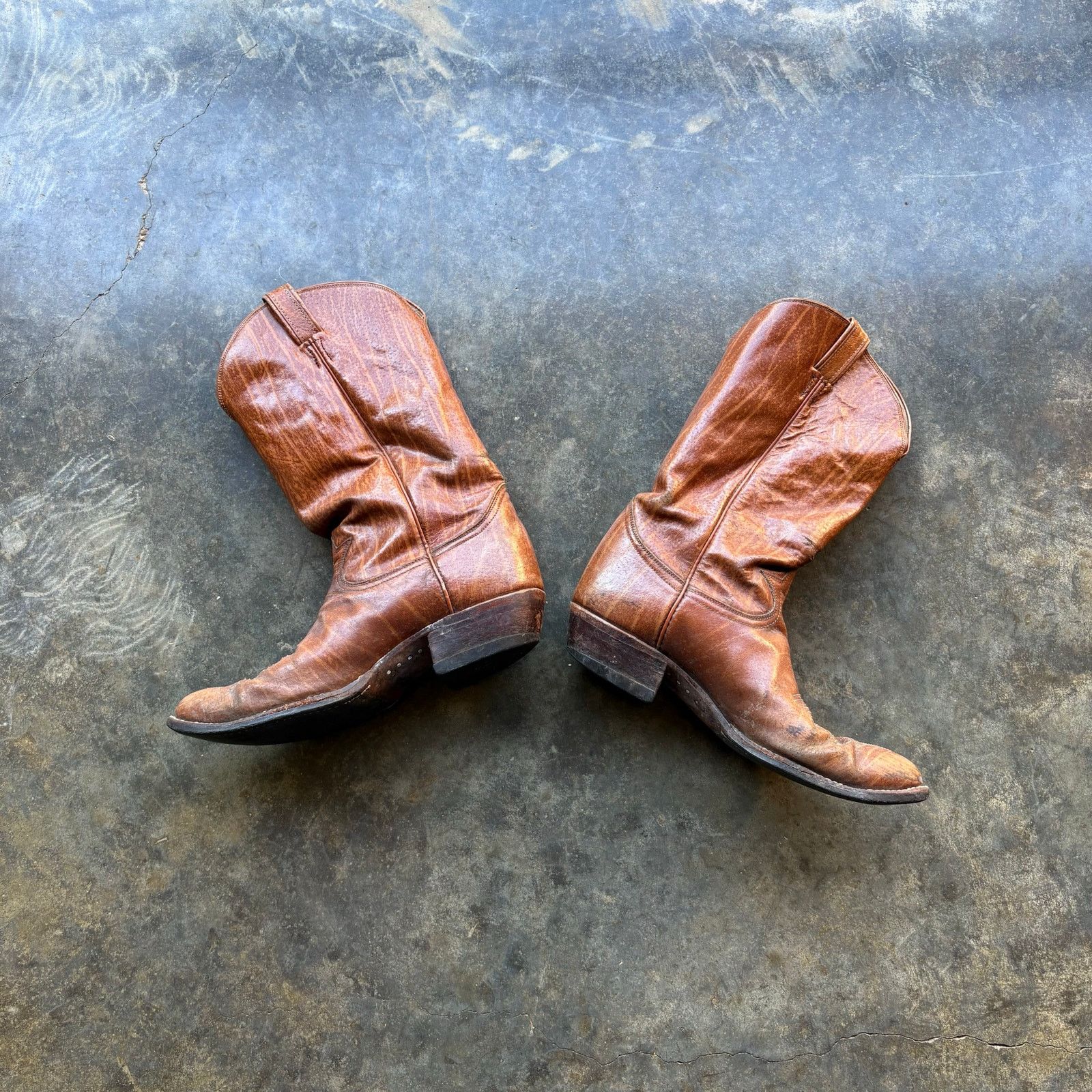 Tony Lama Vintage Tony Lama Leather Cowboy Boots Size US 11 / EU 44 - 2 Thumbnail