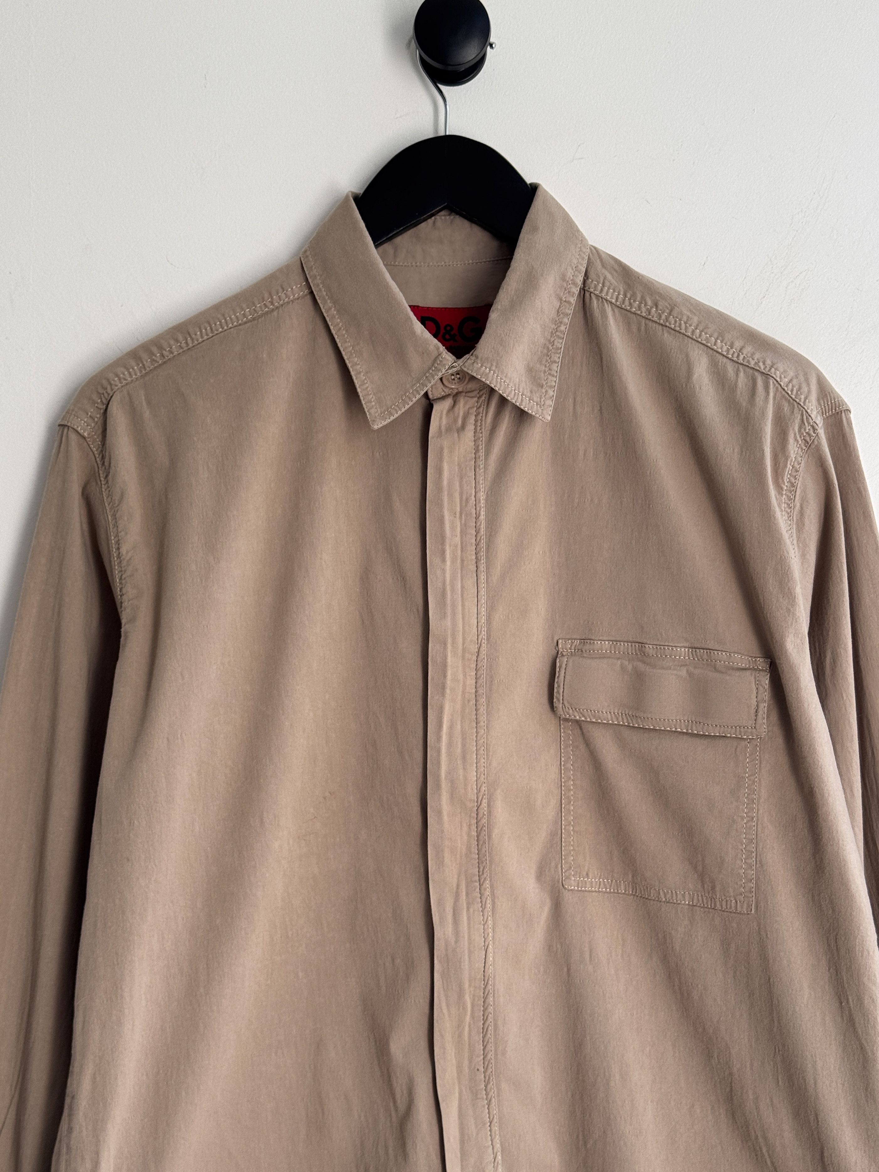 Dolce & Gabbana Vintage 90s Dolce & Gabbana D&G Zip Shirt Jacket Size US L / EU 52-54 / 3 - 3 Thumbnail