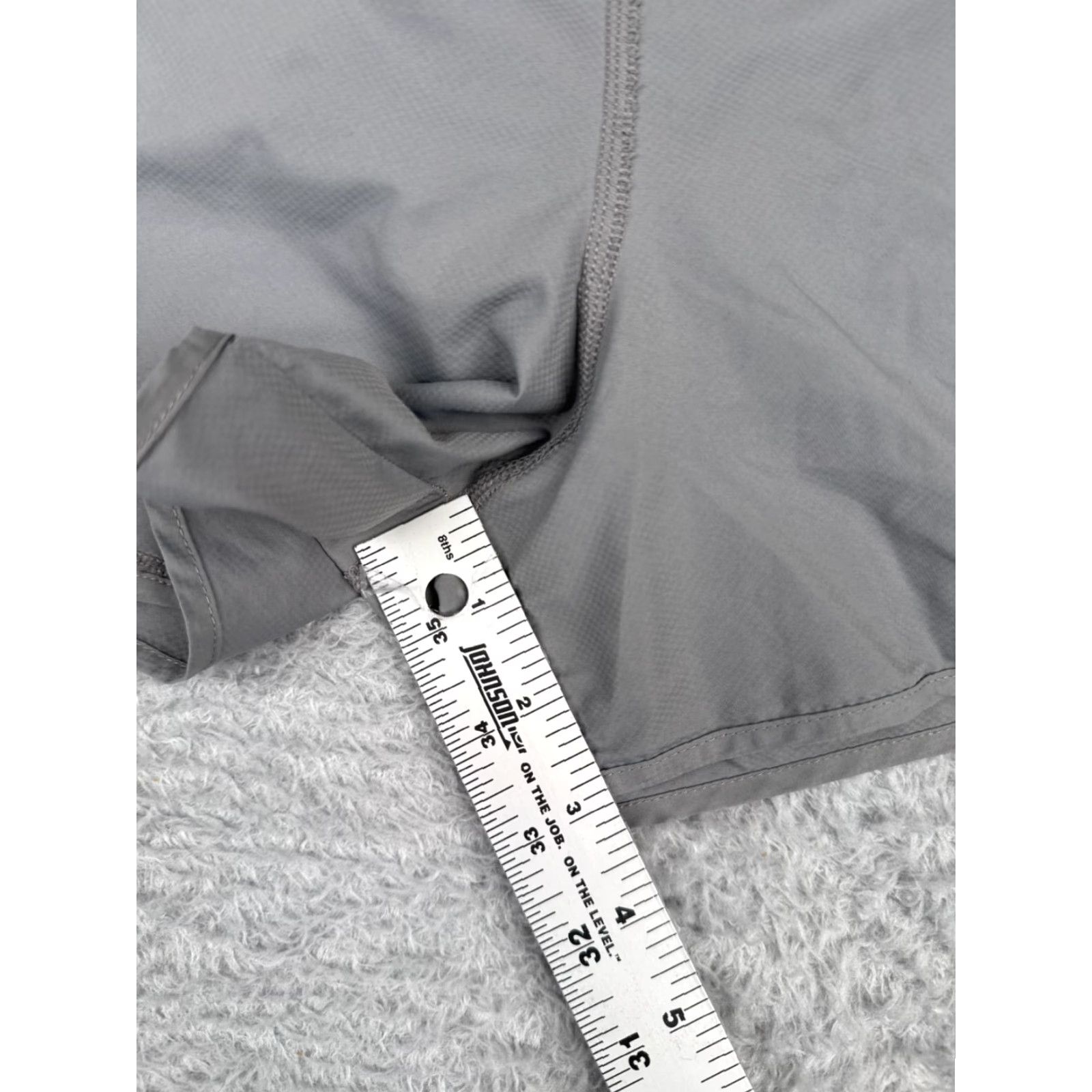 Patagonia Patagonia Shorts Women L Gray Orange 100% Polyester Run Strider Shorts 24652 Size 36" / US 14 / IT 50 - 6 Thumbnail