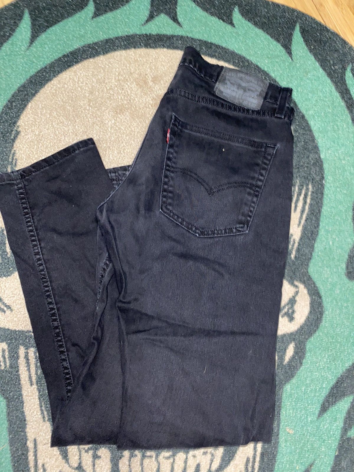 Levi's Levi 502 Black Jeans | Grailed