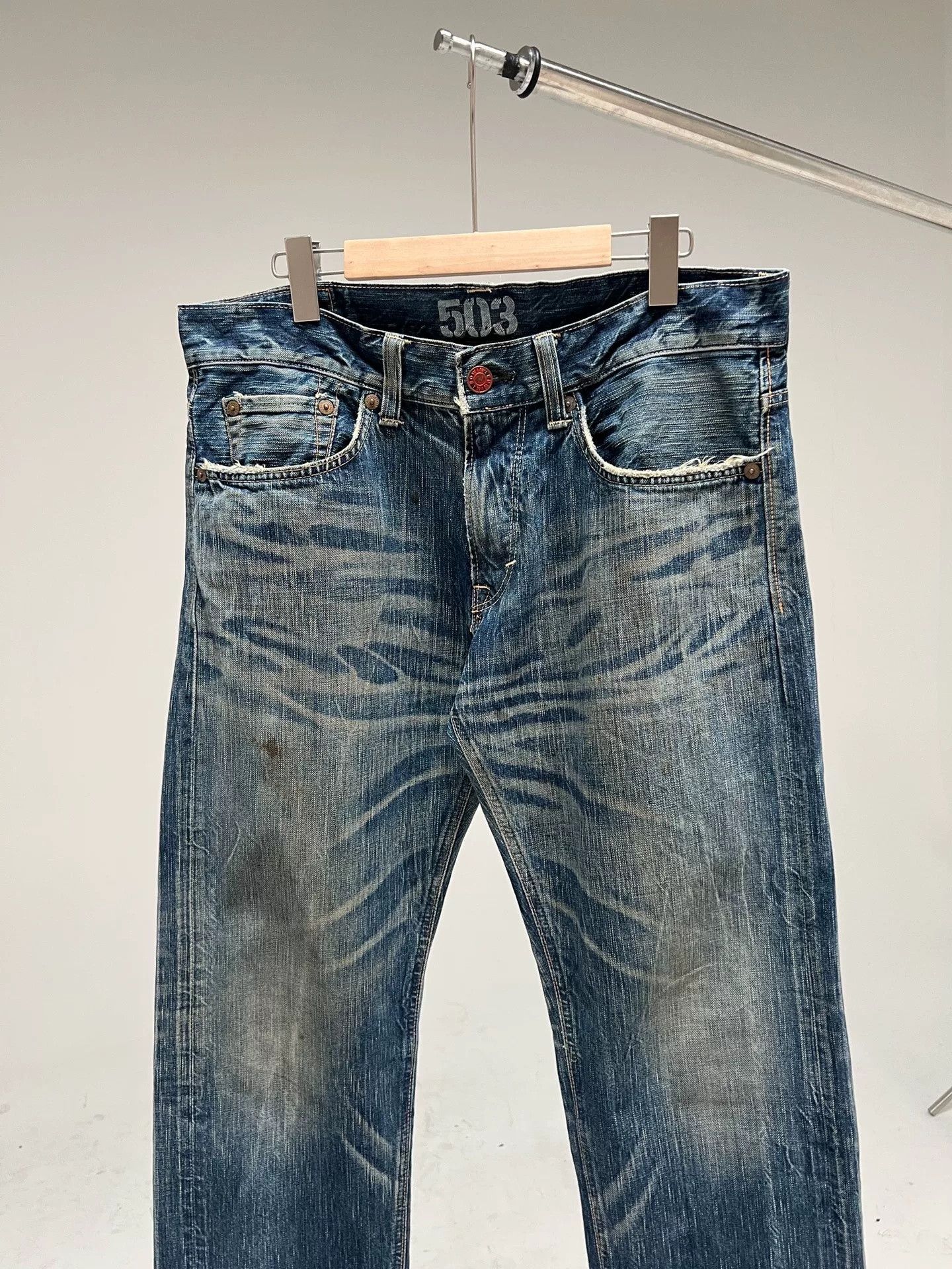 Edwin Vintage Edwin 503 Blue Denim Jeans | Grailed