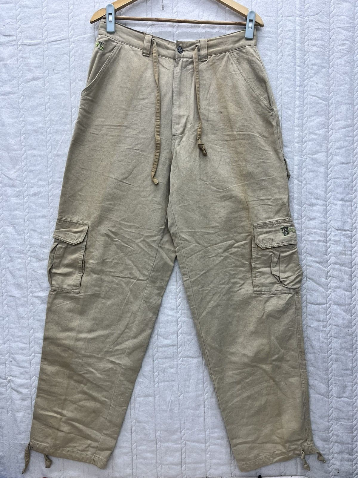 Marc Buchanan × Pelle Pelle PELLE PELLE TROUSER CARGO HI-FI DENIM Size US 32 / EU 48 - 1 Thumbnail