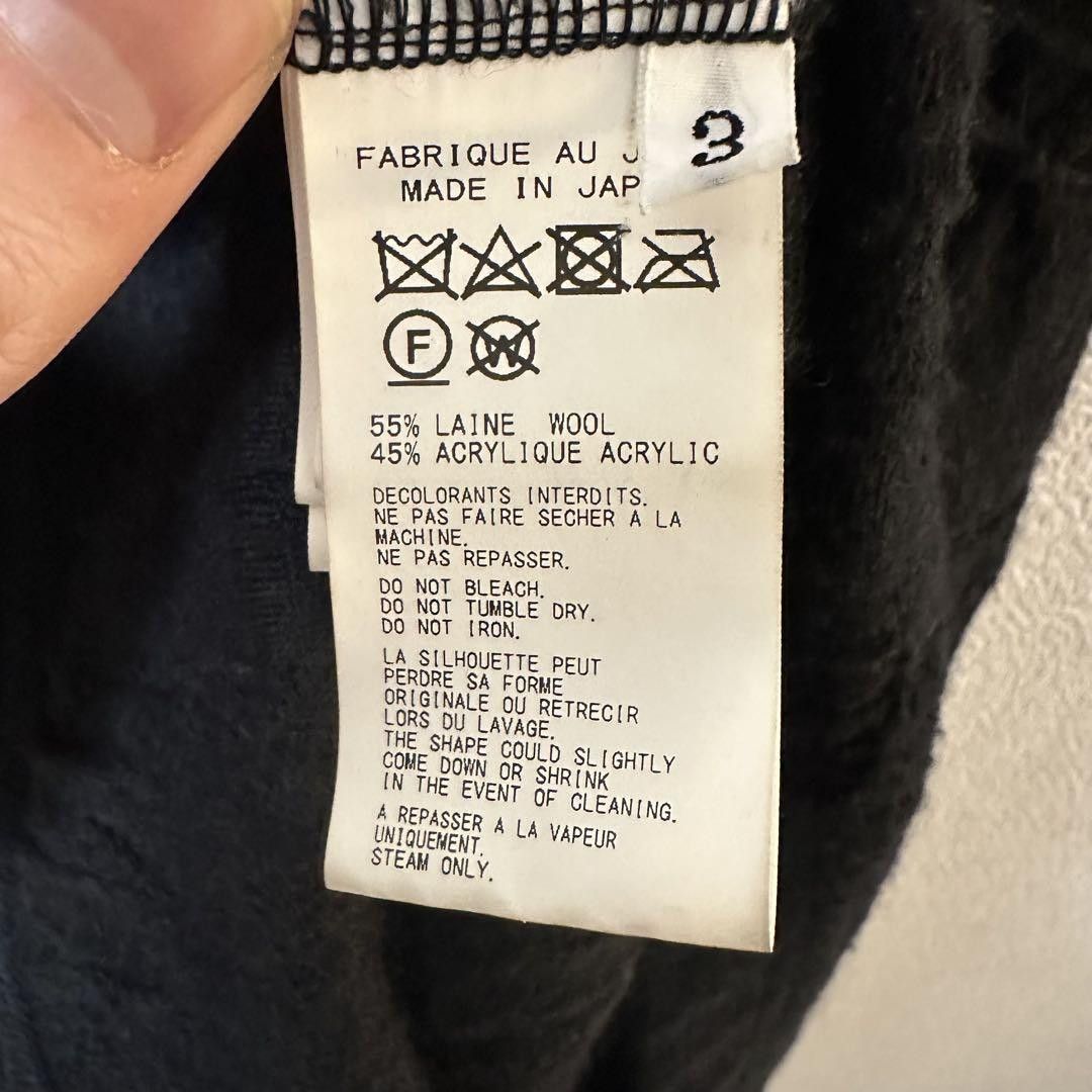 Yohji Yamamoto Yohji Yamamoto POUR HOMME wool mixed damaged pattern knit Size US L / EU 52-54 / 3 - 4 Thumbnail
