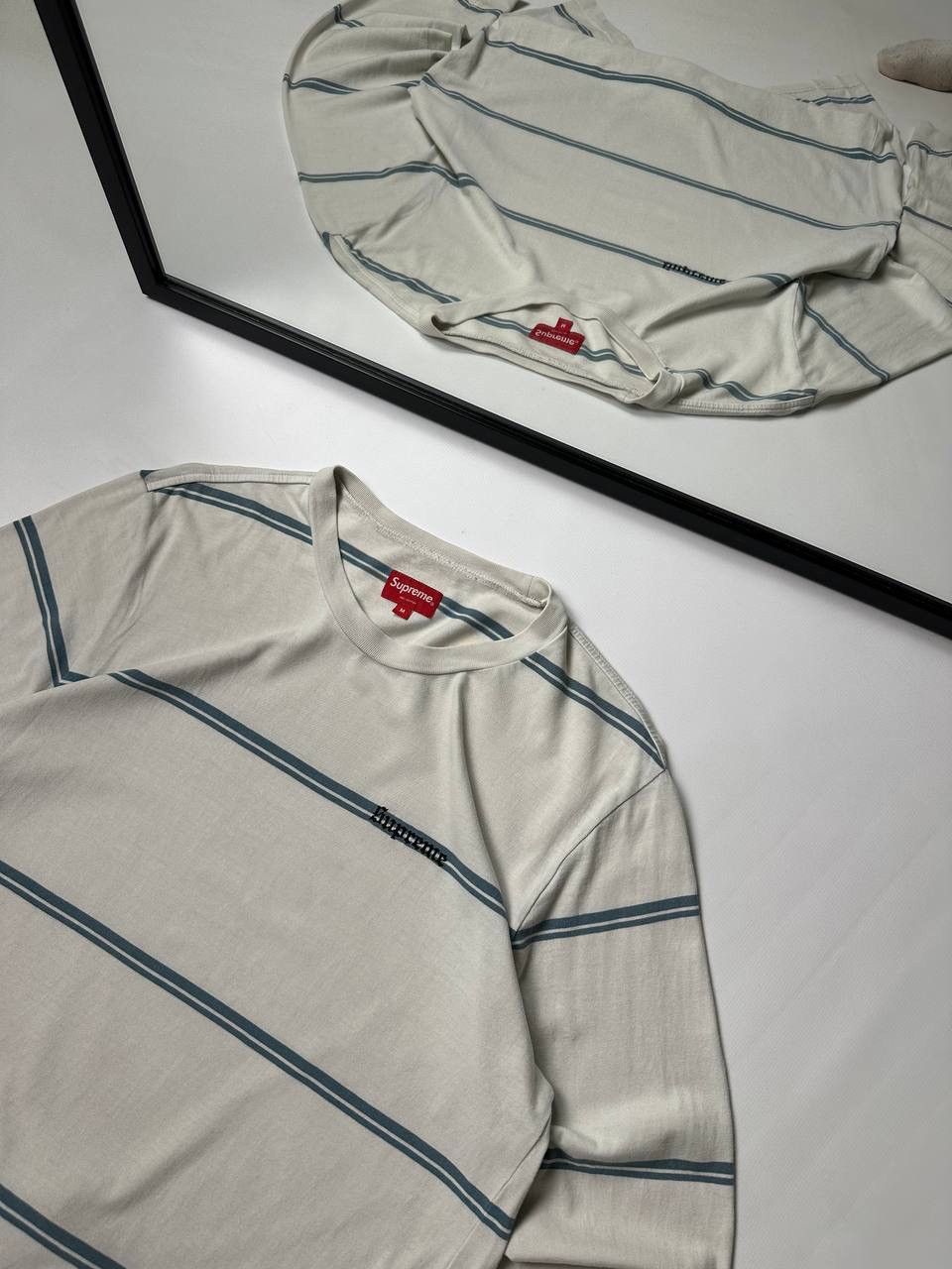 Supreme Supreme FW 2017s Striped Long Sleeve OG Y2k Size US M / EU 48-50 / 2 - 4 Thumbnail