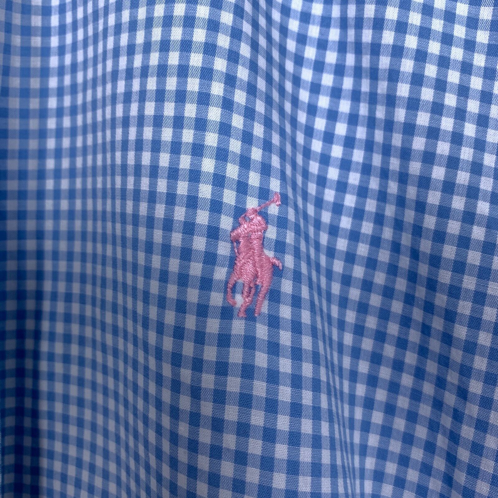 Ralph Lauren Ralph Lauren Blake Shirt Blue Gingham Short Sleeve Mens M Size US M / EU 48-50 / 2 - 3 Thumbnail