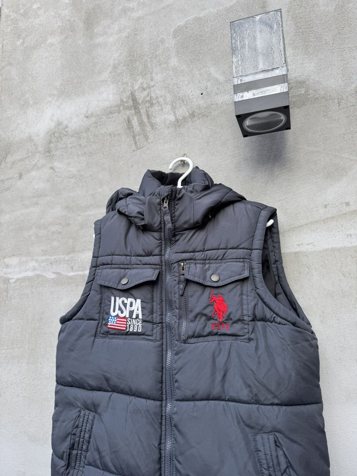 Polo Ralph Lauren Vintage Polo Vest Ralph Lauren USA Flag Puffer Vest USPA Size US M / EU 48-50 / 2 - 3 Thumbnail