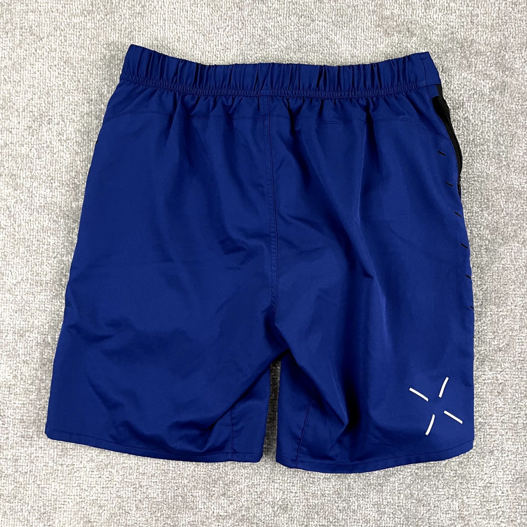 Ten Thousand TEN THOUSAND Shorts Mens Large 9" Blue Lined Foundation Running Workout Wool Size US 33 - 2 Thumbnail