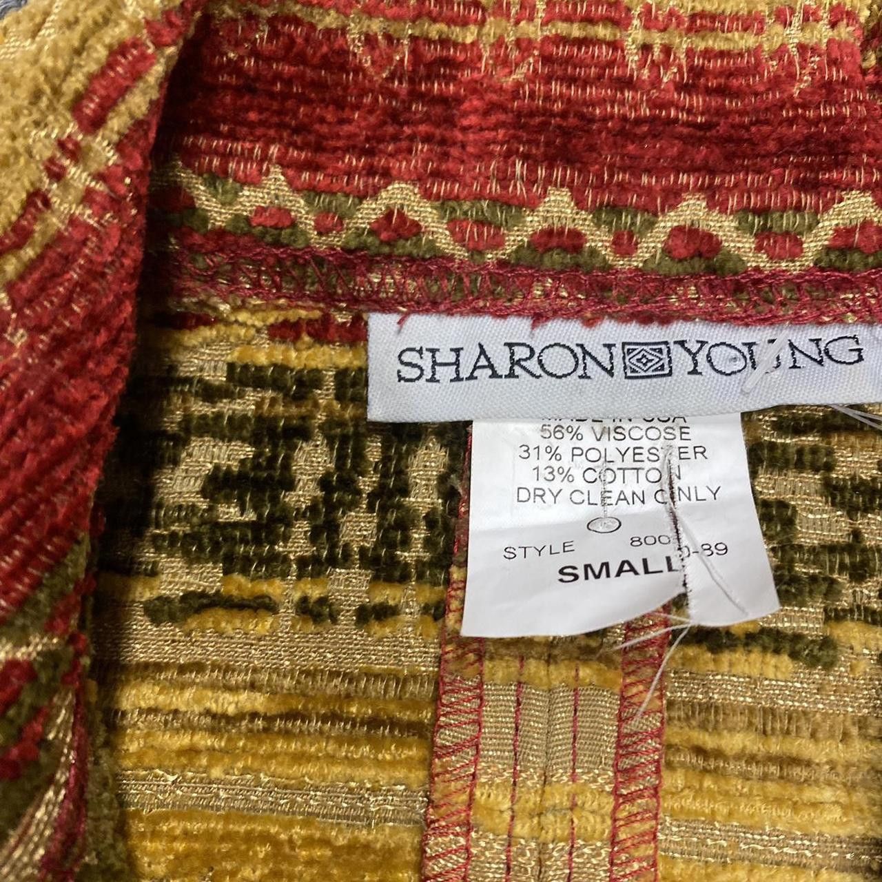 Designer Regal Jacquard Tie Front Jacket Size S / US 4 / IT 40 - 4 Thumbnail