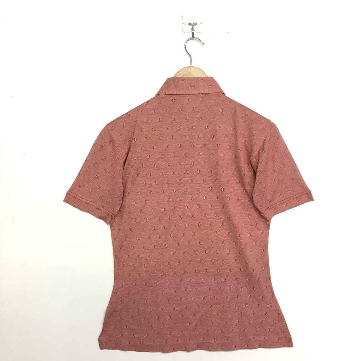 Celine Vintage CELINE Paris Monogram Retro Design Polo Shirt Size US S / EU 44-46 / 1 - 10 Thumbnail