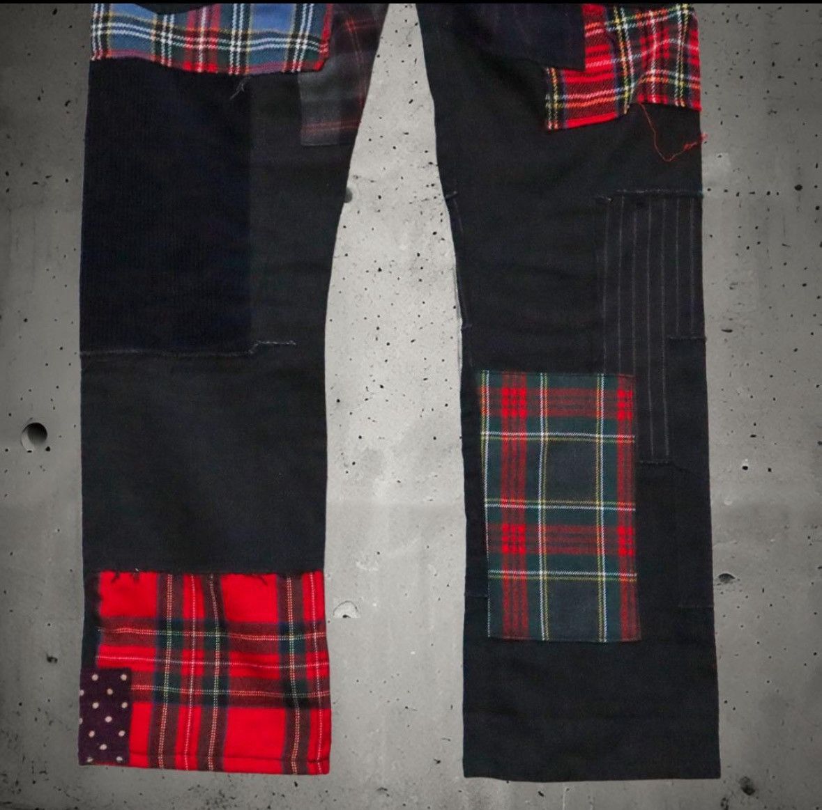 Comme des Garcons Junya Watanabe MAN Comme des Garcons AD2014 Patchwork Denim Size US 32 / EU 48 - 6 Thumbnail