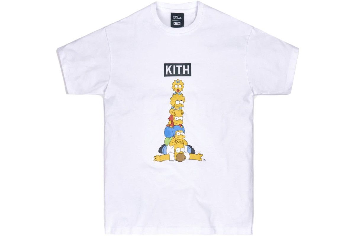 New Kith x The Simpsons Family Stack Tee Sz 2XL