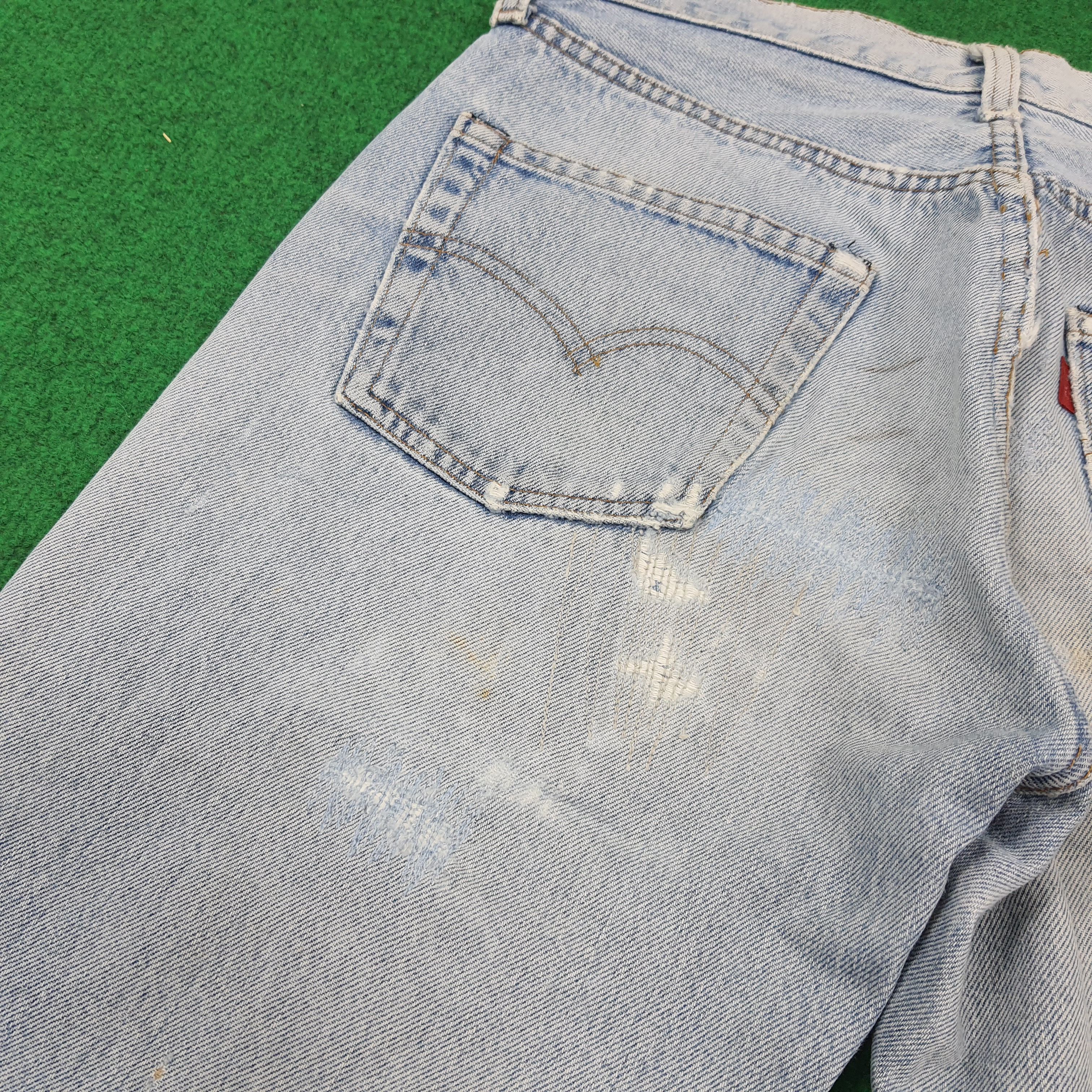 Levi's Vintage Levi's 501 Custom Sashiko Repair Distressed C297N11 Size US 28 / EU 44 - 8 Thumbnail