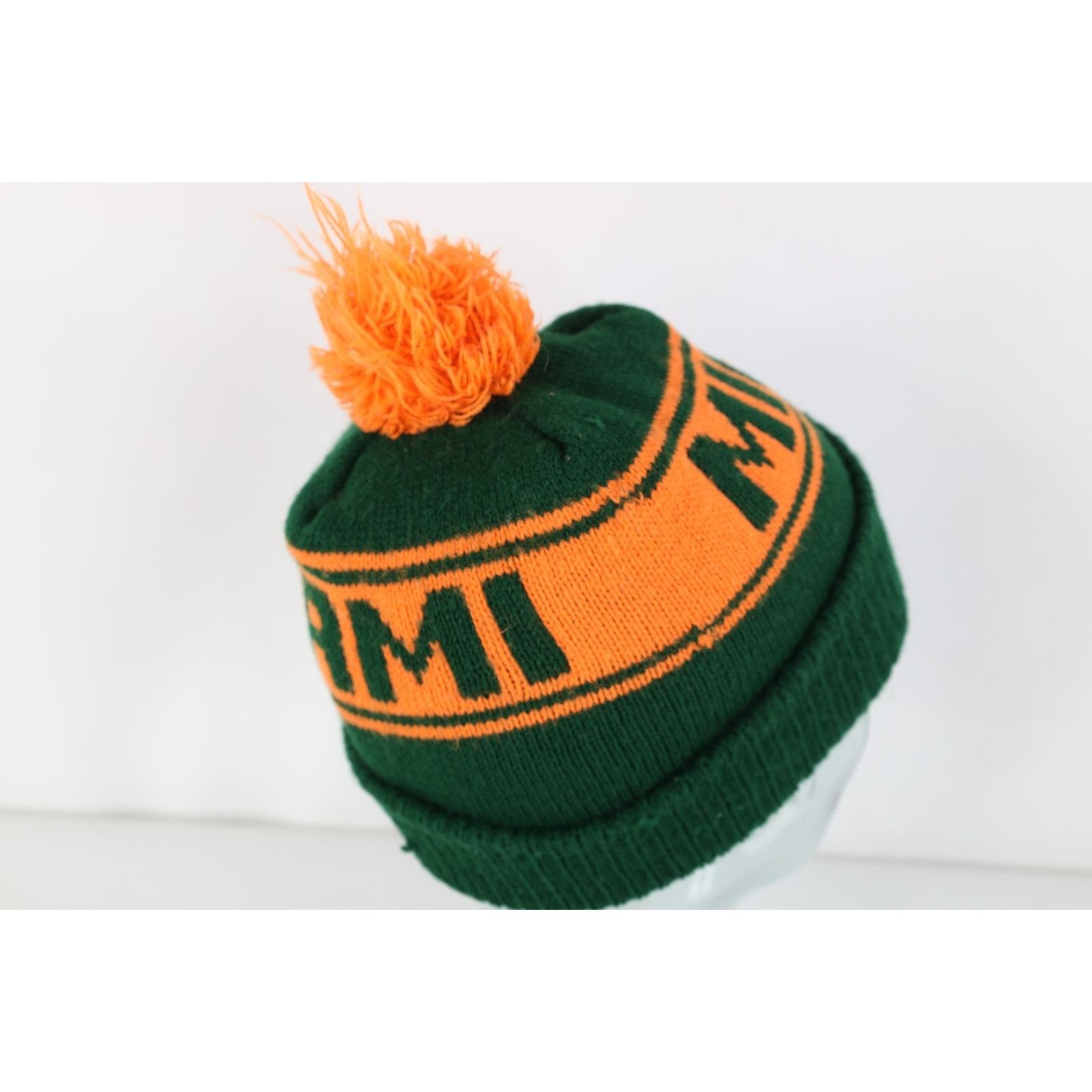 Vintage Vintage 90s Spell Out University of Miami Hurricanes Beanie Size ONE SIZE - 5 Thumbnail