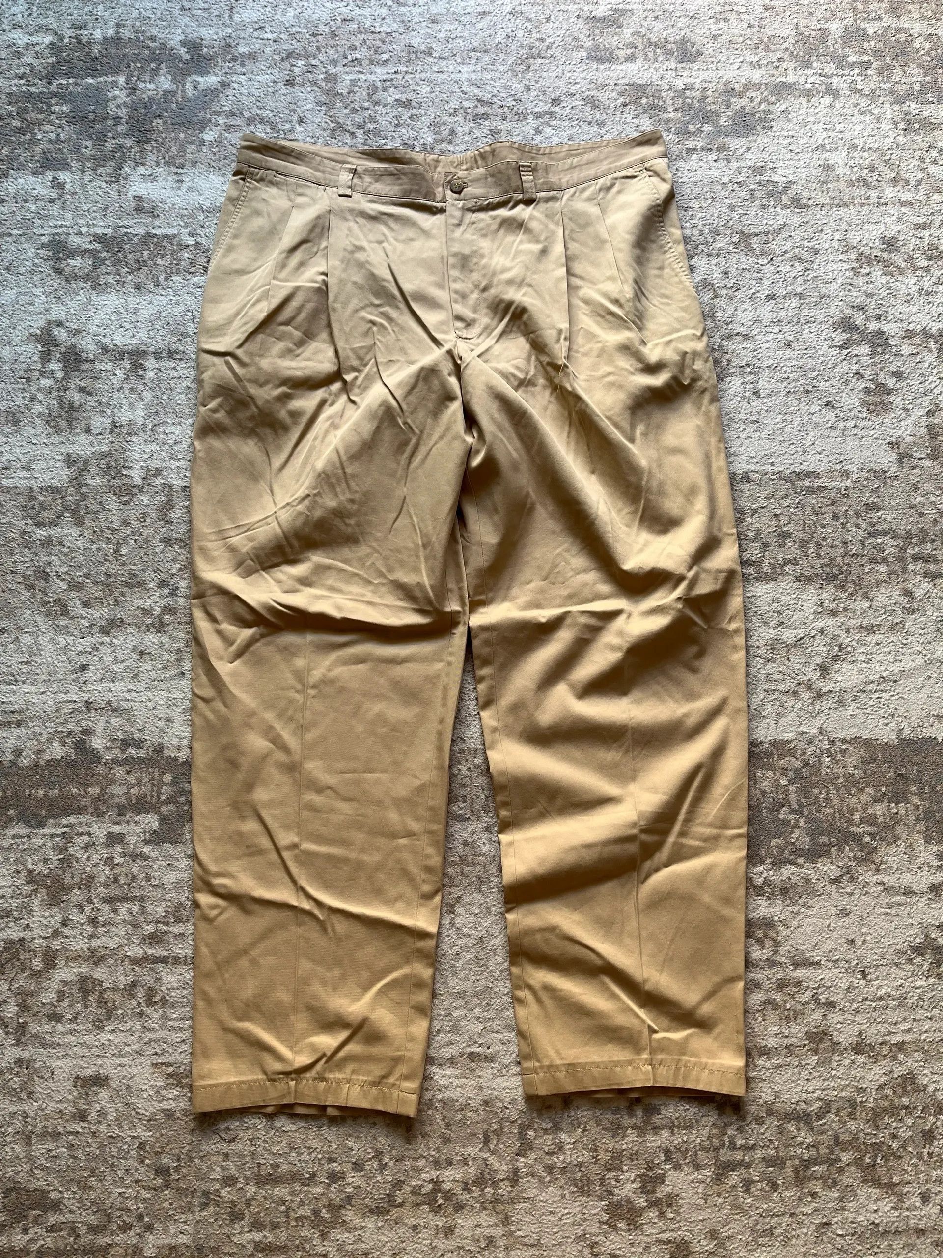 Burberry Burberry’s Of London Chinos Pants Wide 90s Sz 55 / XXL Size US 41 - 2 Thumbnail