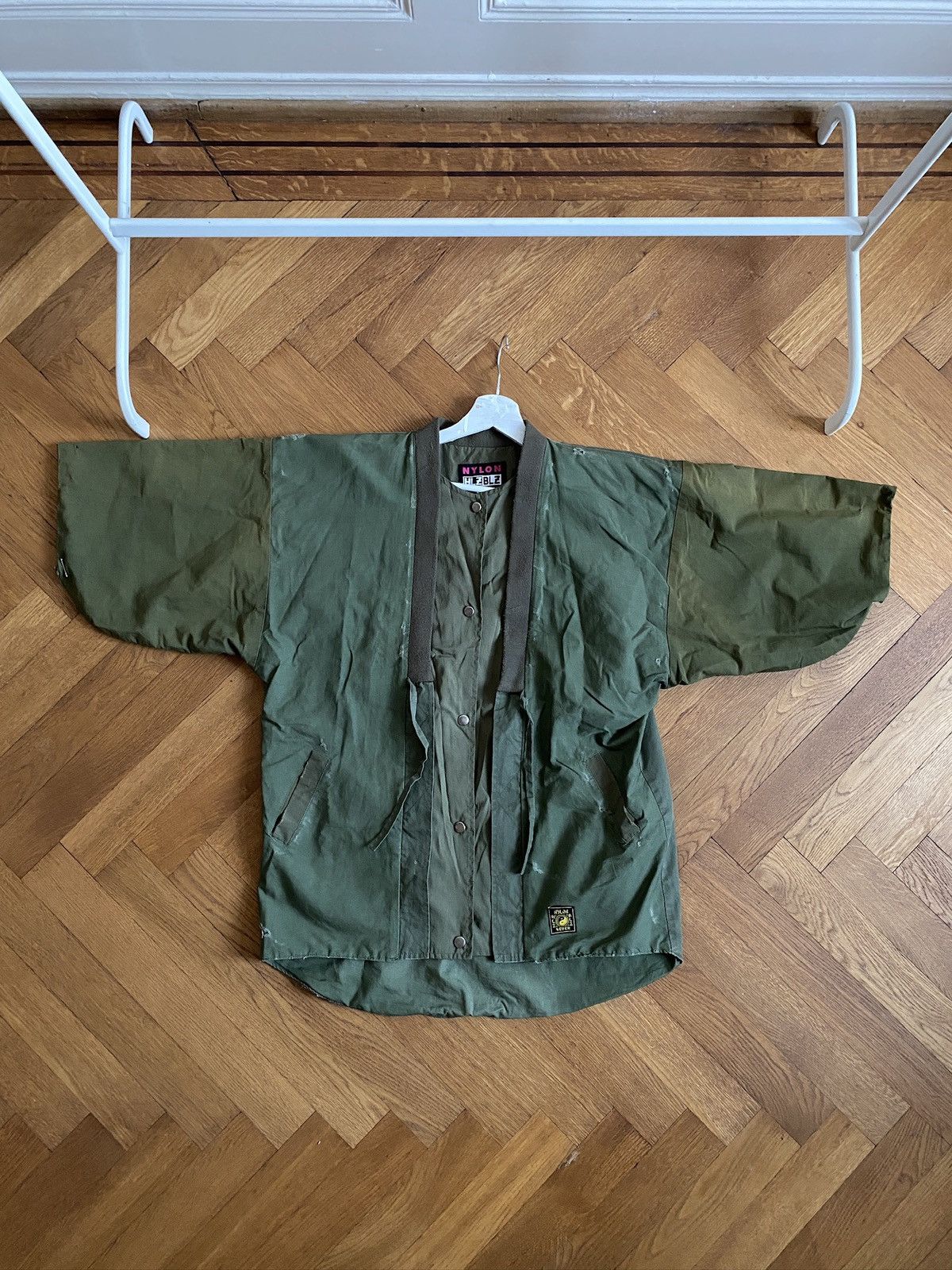 image of Nylon Hlz Blz - Reworked Military Jacket in Green, Men's (Size Medium)