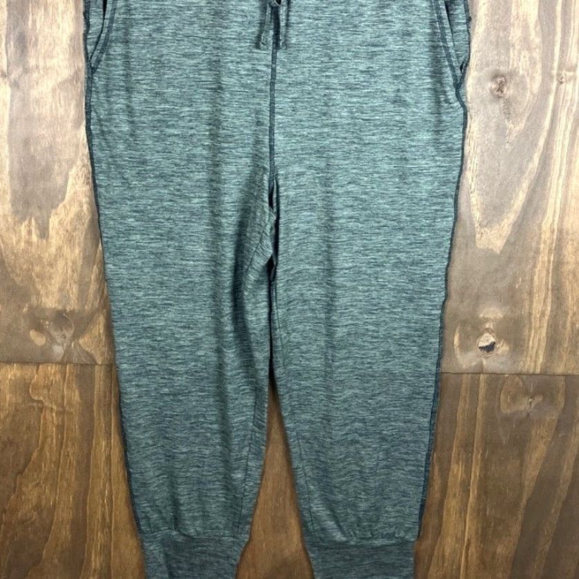 Vintage Joe Fresh Jumpsuit Women Heathered Gray Tie Waist Active Stretch L Large Size 36" / US 14 / IT 50 - 3 Thumbnail