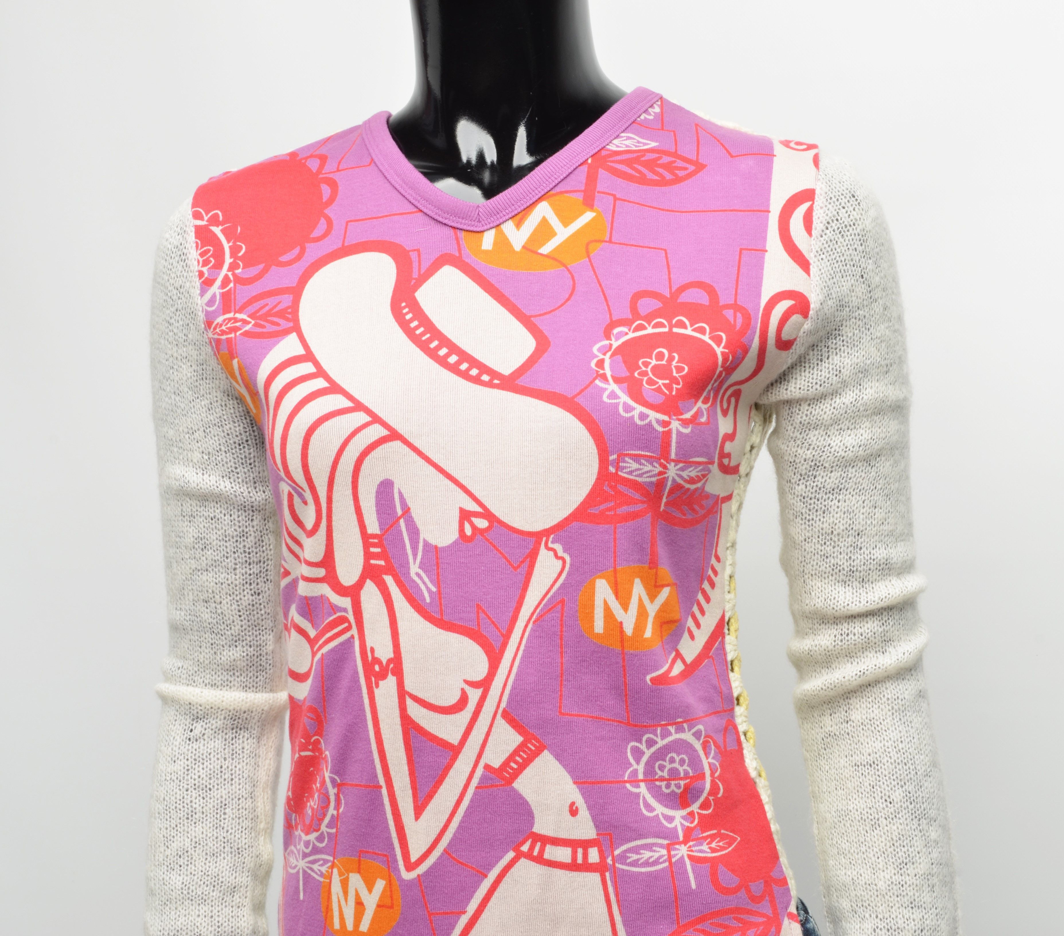 Custo Barcelona × Vintage Custo Barcelona Stunning Y2K Vintage Long Sleeve Top Size M / US 6-8 / IT 42-44 - 2 Thumbnail