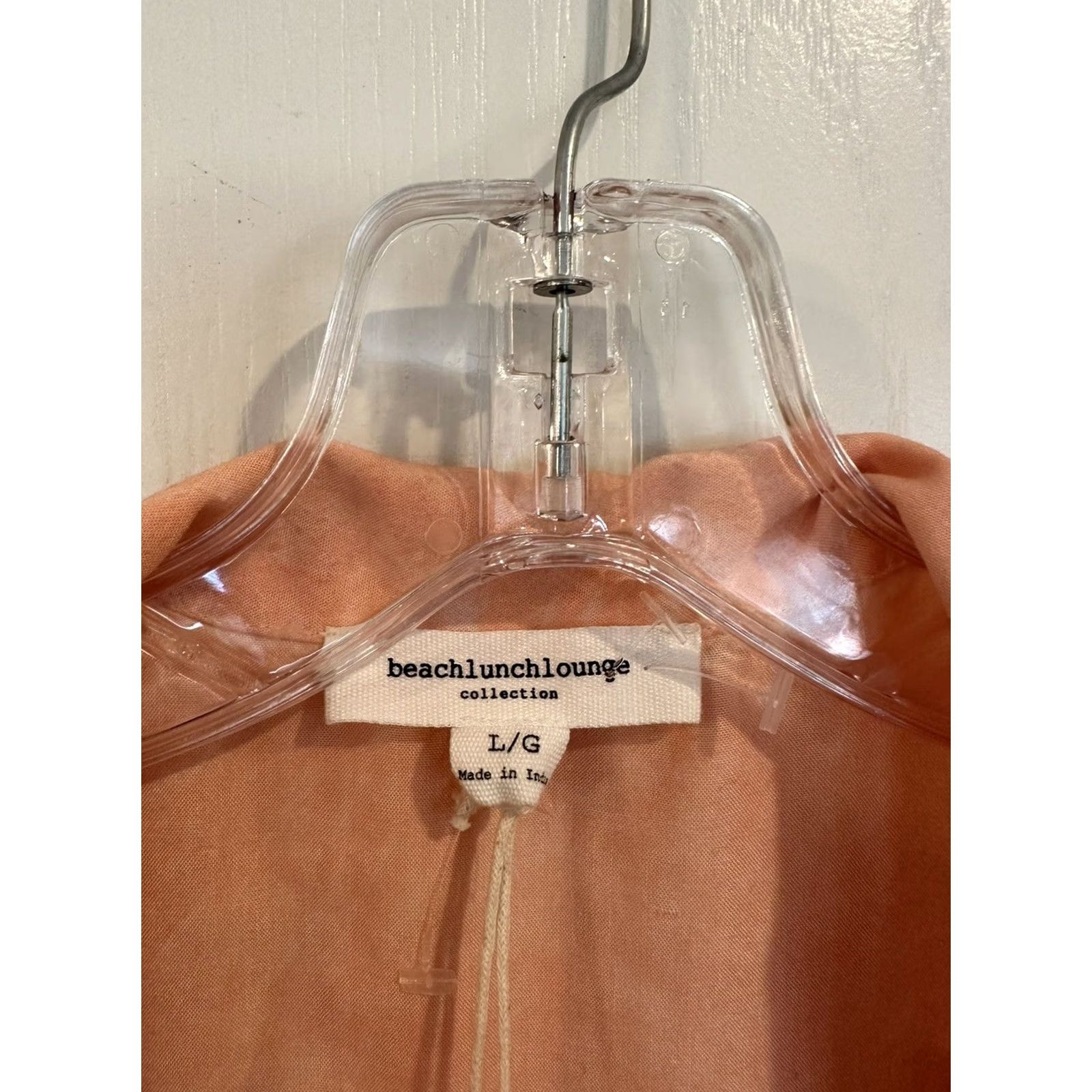 Vintage Beachlunchlounge Blouse Sleeveless Button Front L NWT Orange Women Large Size L / US 10 / IT 46 - 4 Thumbnail