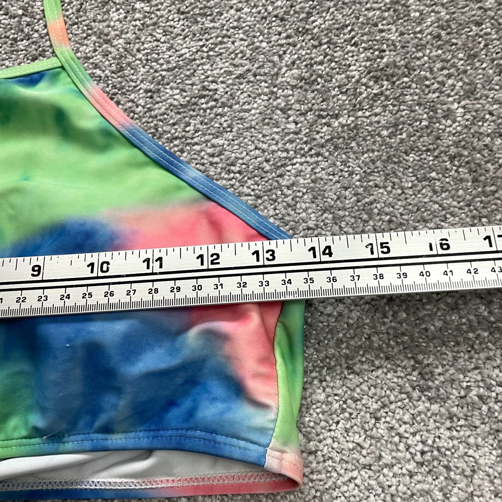 Shein SheIn Swimwear Bikini Top Women S Multicolor Tie Dye Halter Padded Beach Top Size S / US 4 / IT 40 - 7 Thumbnail