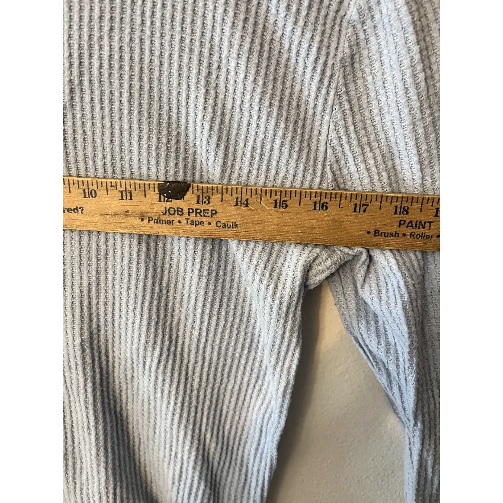 Ann Taylor VINTAGE Ann Taylor LOFT Henley Sweater Shirt Blue Lightweight Medium Women Size M / US 6-8 / IT 42-44 - 5 Thumbnail