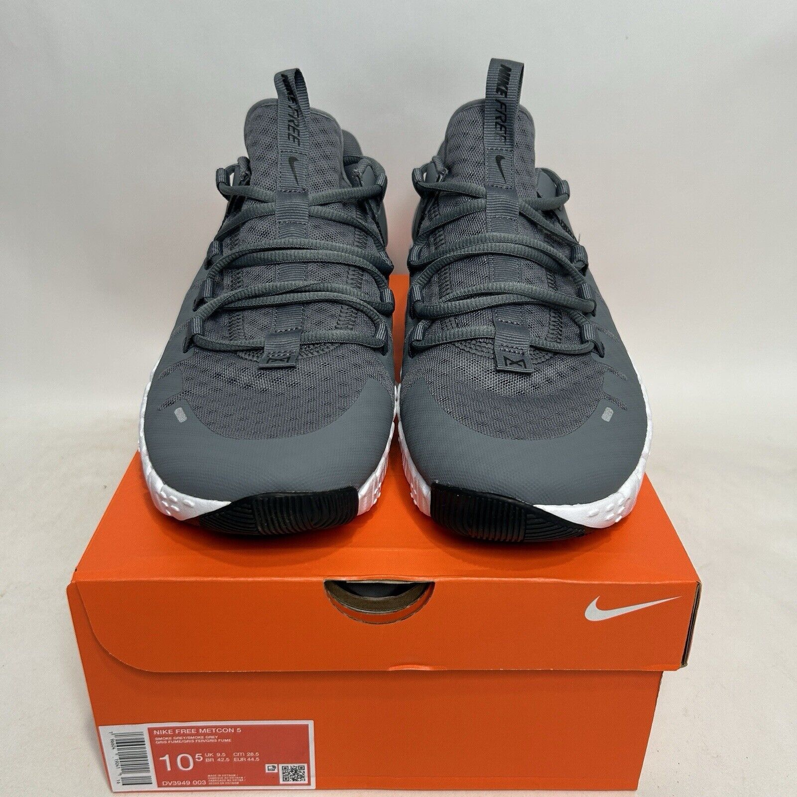 Nike Nike Free Metcon 5 TB “Gunsmoke/Grey White Black” 2024 Size US 10.5 / EU 43-44 - 2 Thumbnail