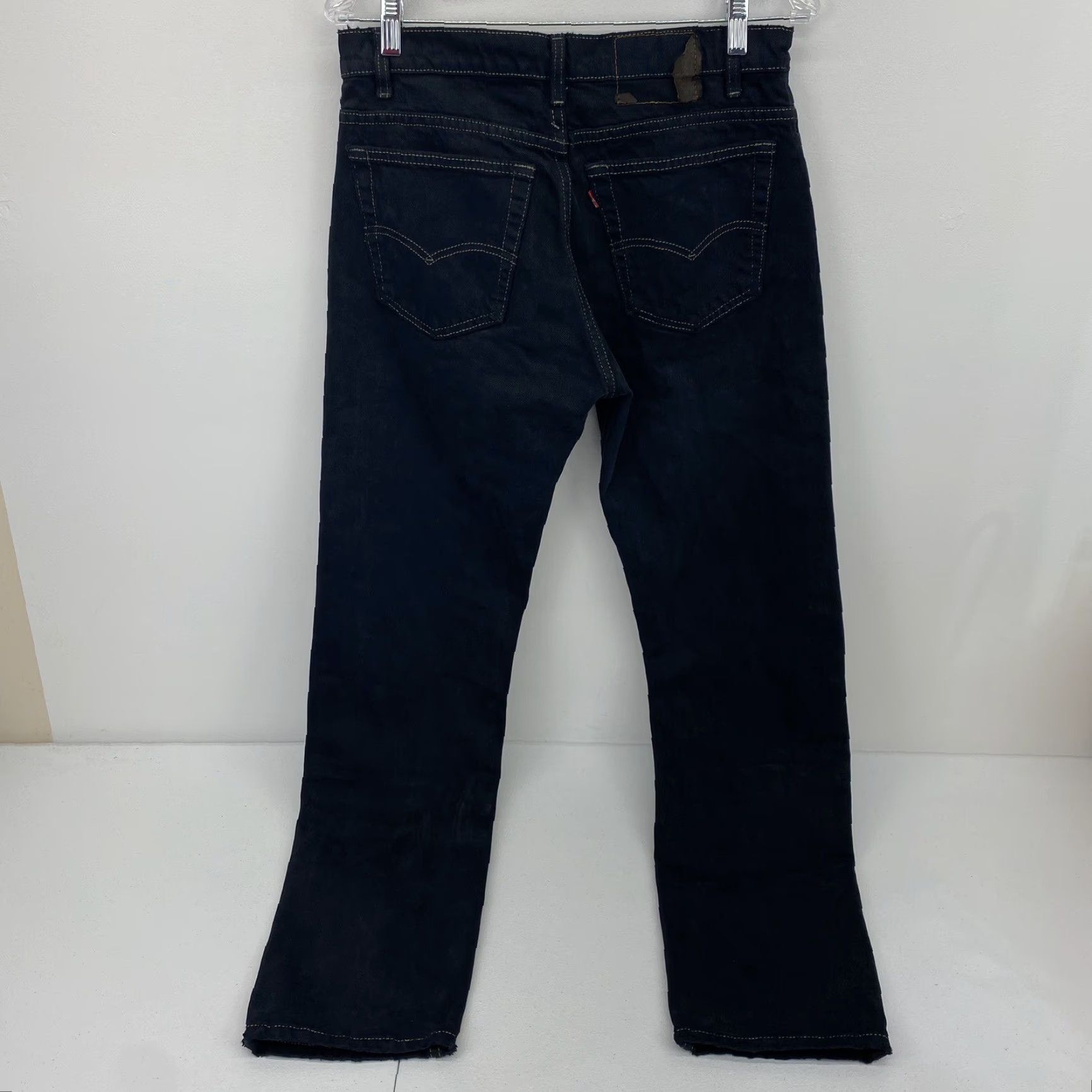 Levi's Vintage Levi’s 505 Black Jeans Regular Straight leg Overdyed 90's Dead stock Mens Jeans 32 Black 32 inseam 32 waist 32 5-Pocket Denim Cotton USA 90s Size US 32 / EU 48 - 3 Thumbnail