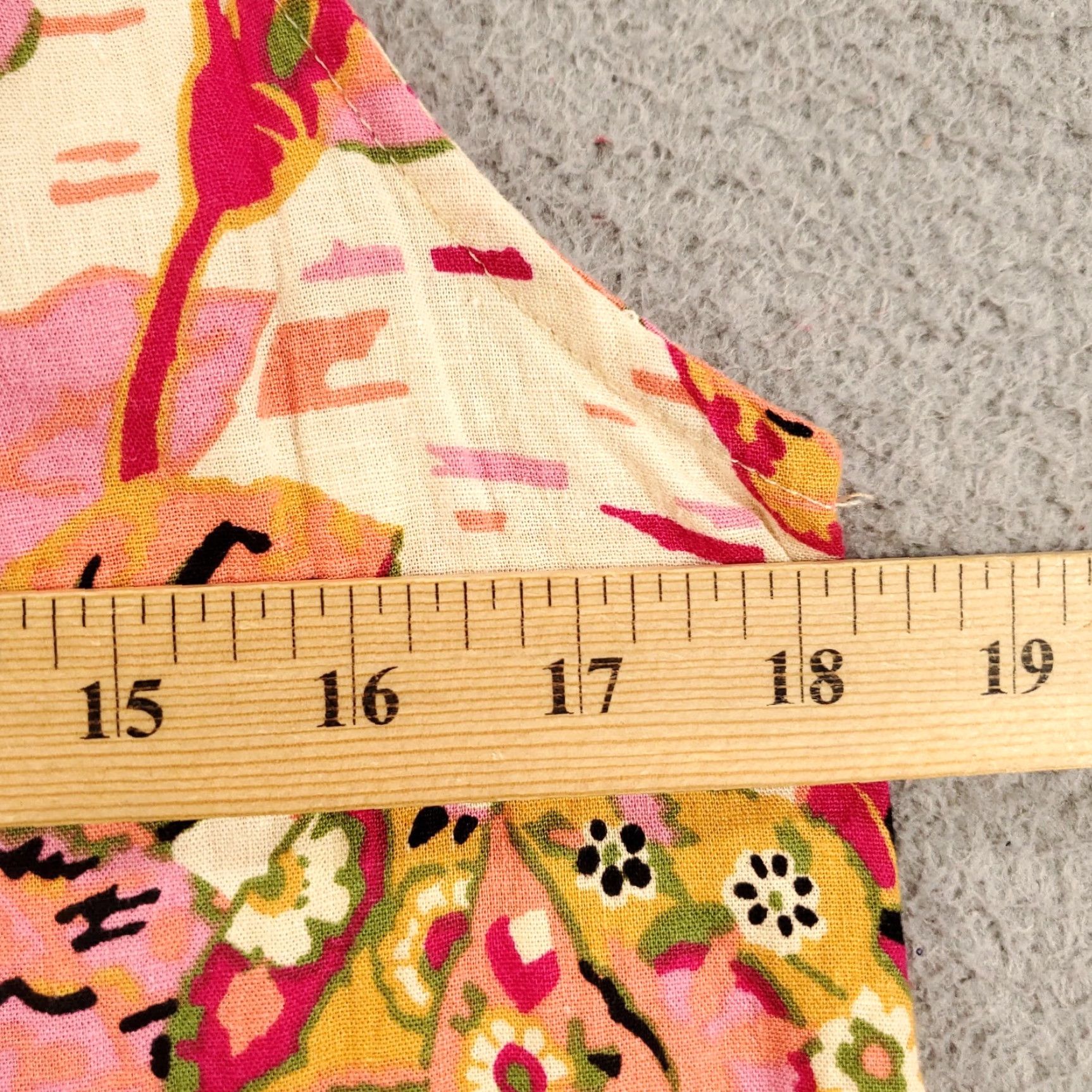 Free People Free People Blouse Tunic Womens Small S Linen Multicolor Boho Ruffle Open Back Round Neck Sleeveless Vest/Shirt Style Casual Travel Business Mens? Size S / US 4 / IT 40 - 5 Thumbnail