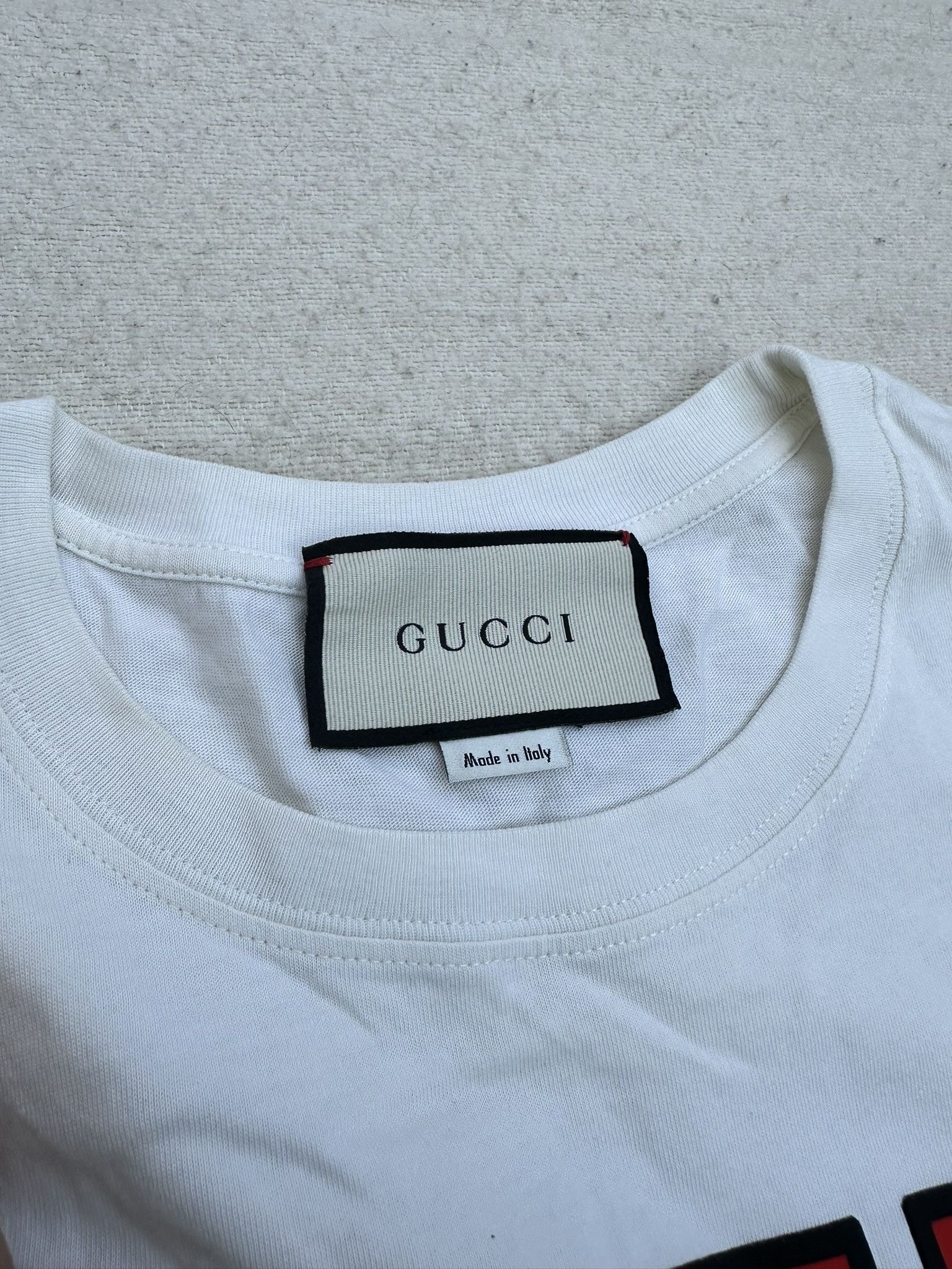 Gucci Gucci T-Shirt Exotica Pineapple Logo Cream Size XS / US 0-2 / IT 36-38 - 7 Thumbnail