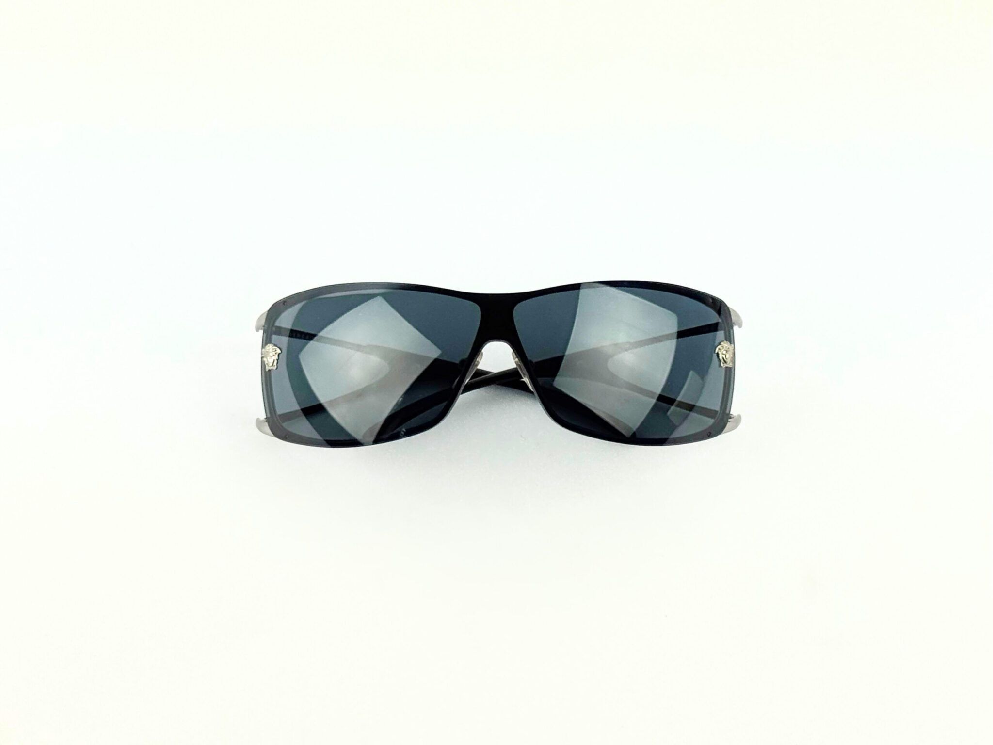 Versace VERSACE 2048 BLACK SHIELD SUNGLASSES Size ONE SIZE - 1 Thumbnail