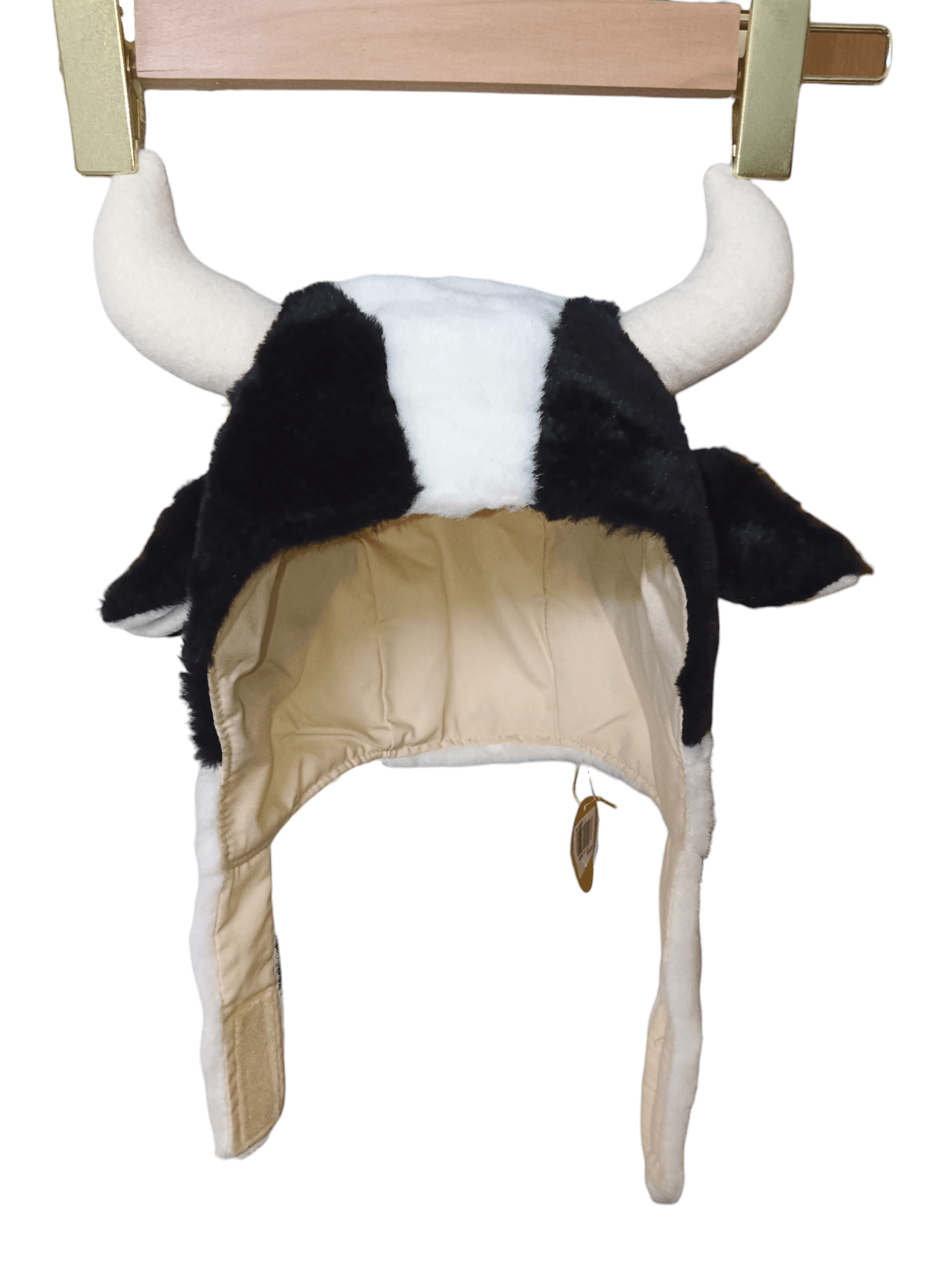 Japanese Brand Cow Horn Fleece Animal Hat Size ONE SIZE - 2 Thumbnail