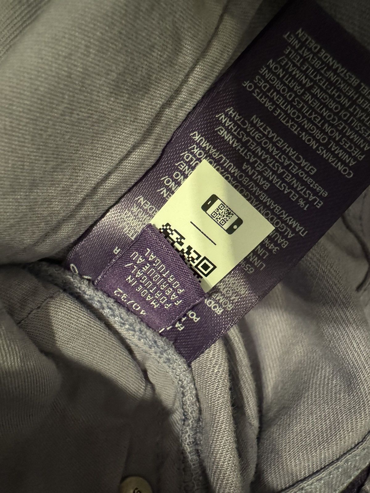 Ralph Lauren Purple Label Ralph Lauren Purple Label Pink/Purple Denim Trouser Size US 40 / EU 56 - 2 Thumbnail
