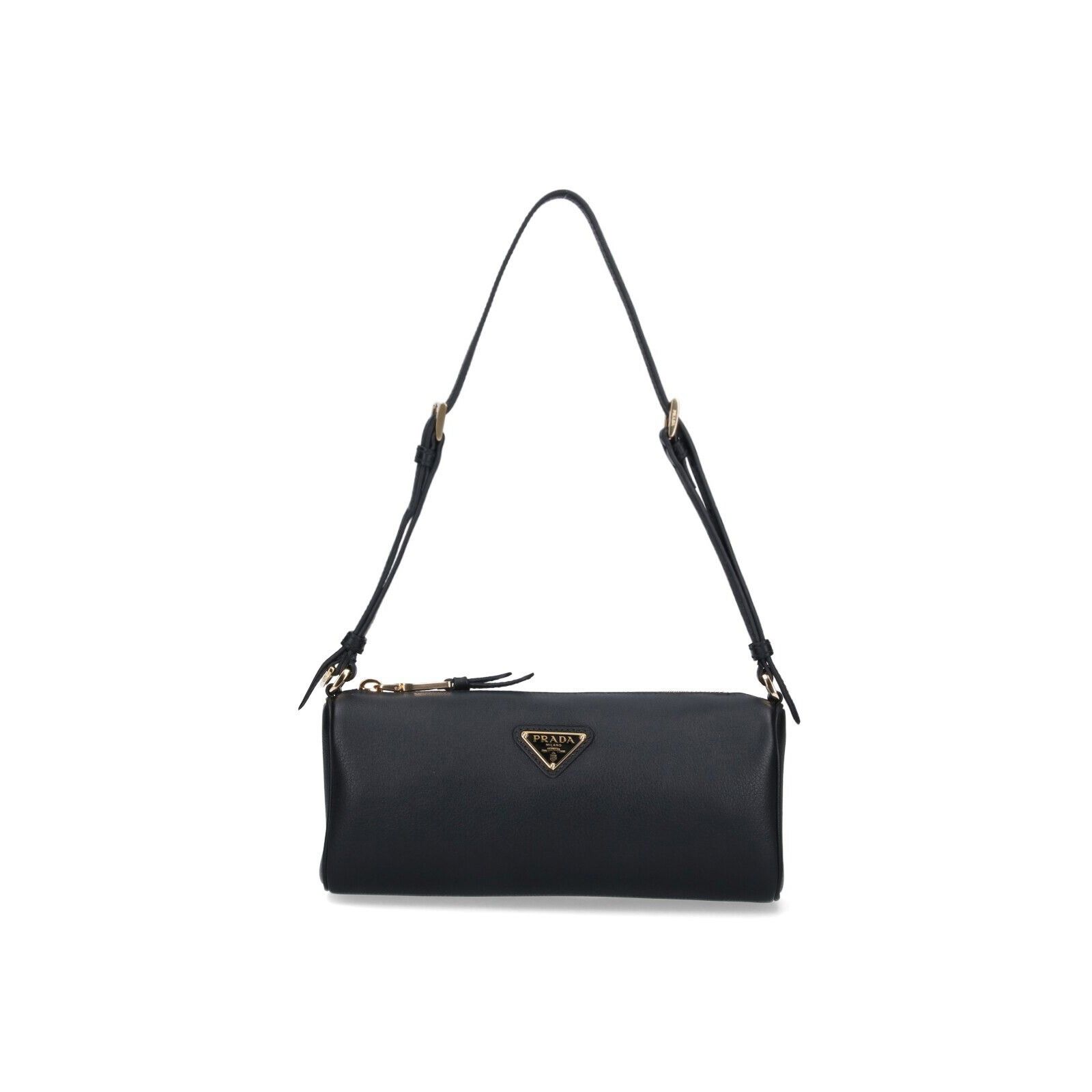 Prada PRADA $1890 Black Leather Pouch New And Authentic Size ONE SIZE - 1 Thumbnail