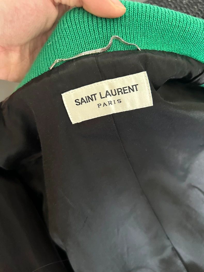 Saint Laurent Paris Saint Laurent Paris 2017 SS Green Teddy Jacket 2505-Nextarr Size US XS / EU 42 / 0 - 4 Thumbnail