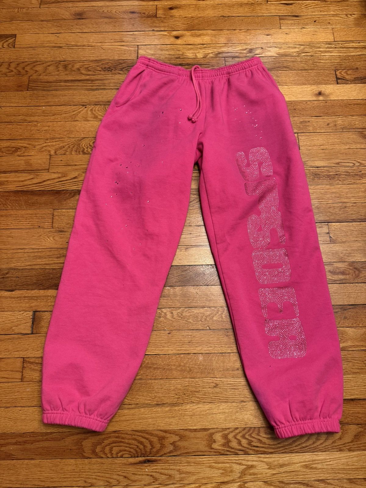 Sp5der Sp5der Rhinestone Sweatpants Size Large Size US 34 / EU 50 - 1 Thumbnail