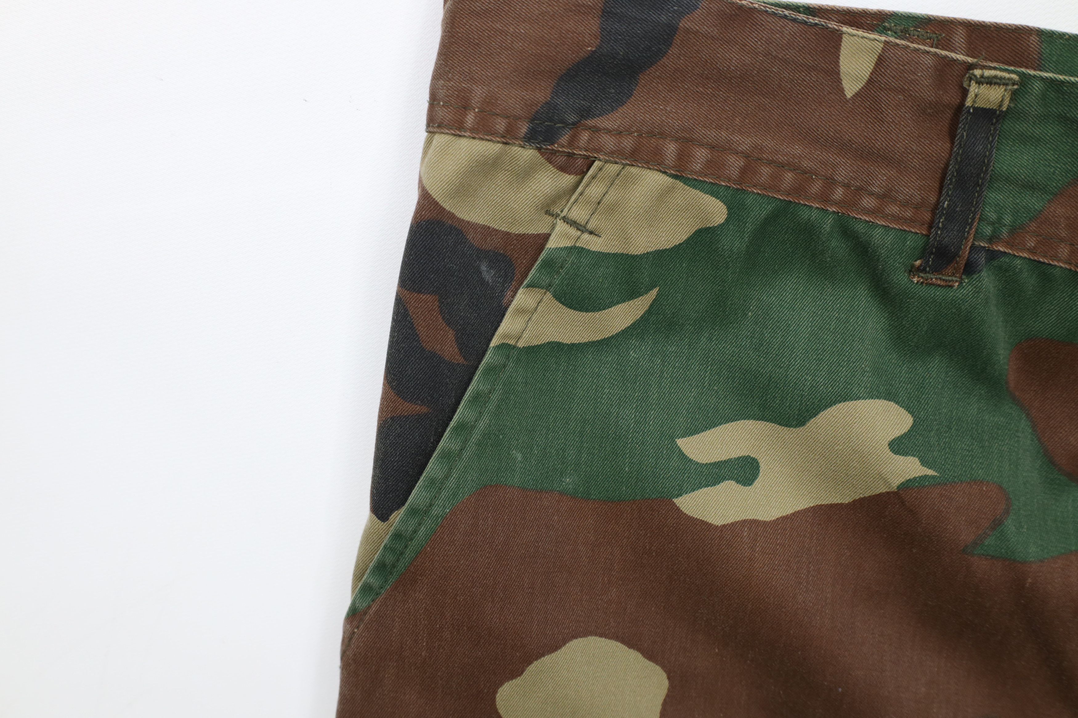 Vintage Vintage 90s Streetwear Wide Leg Woodland Camouflage Pants Size US 38 / EU 54 - 6 Thumbnail