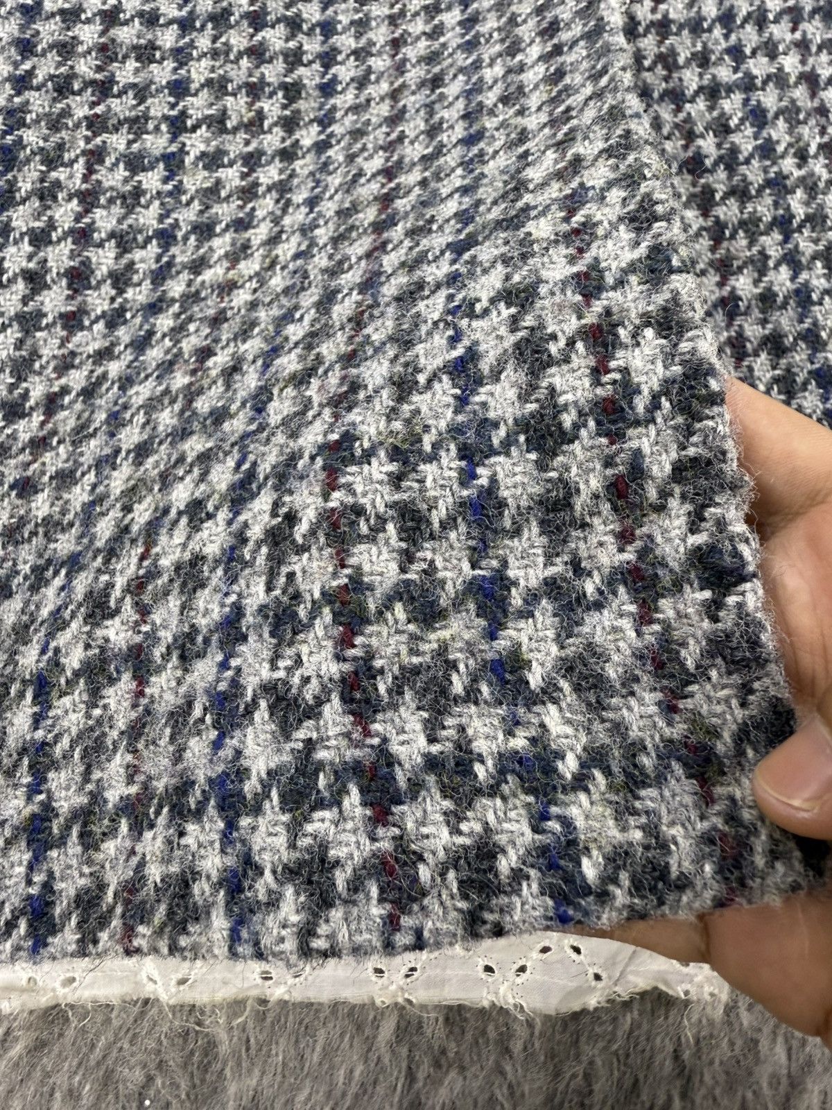 Comme des Garcons AD99 CDG Tricot Rei Kawakubo Houndstooth Wool Double Layerd Size 27" / US 4 / IT 40 - 3 Thumbnail
